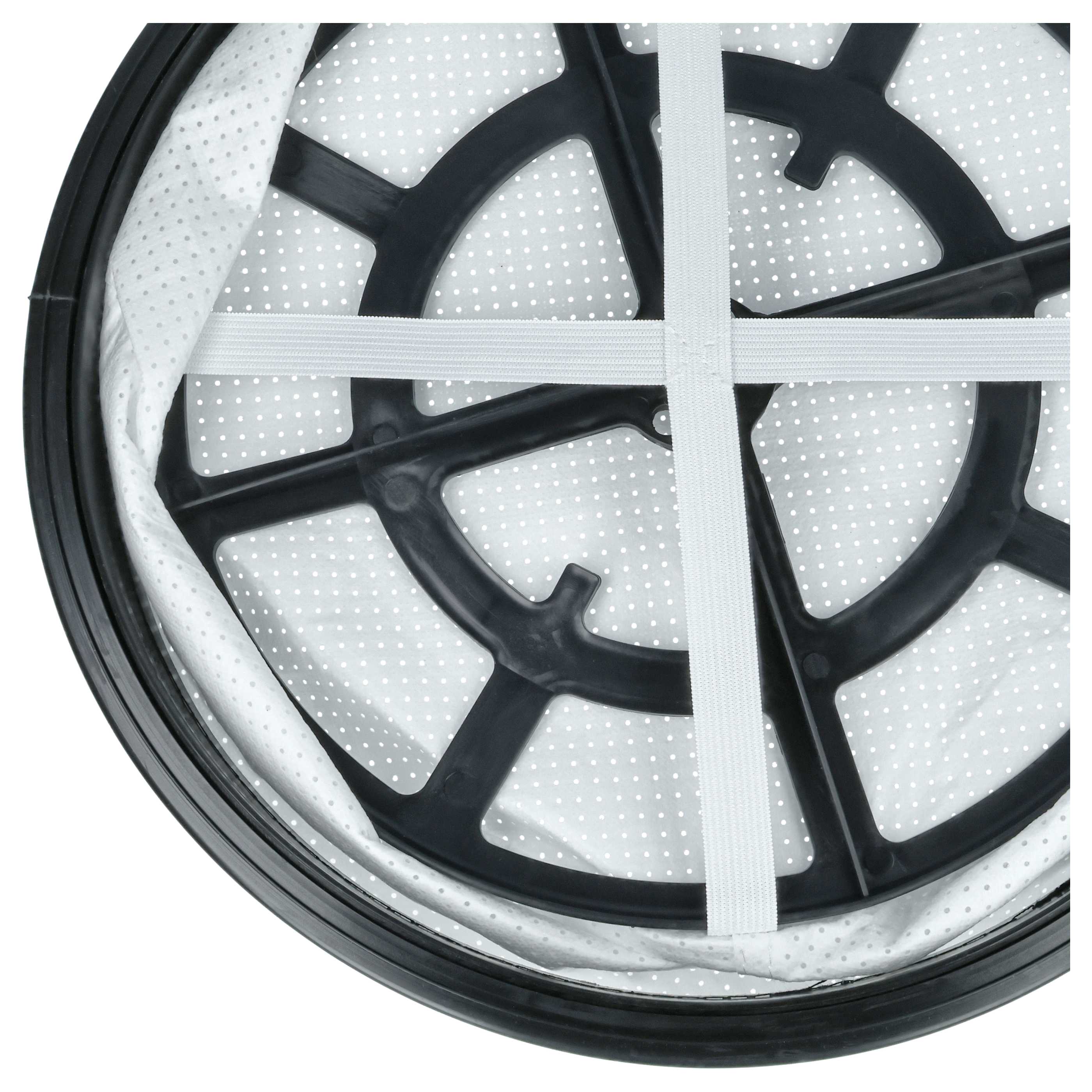 3x Filterround filter replaces Numatic 604165, 604115 for Numatic Vacuum Cleaner, 32 x 32 cm