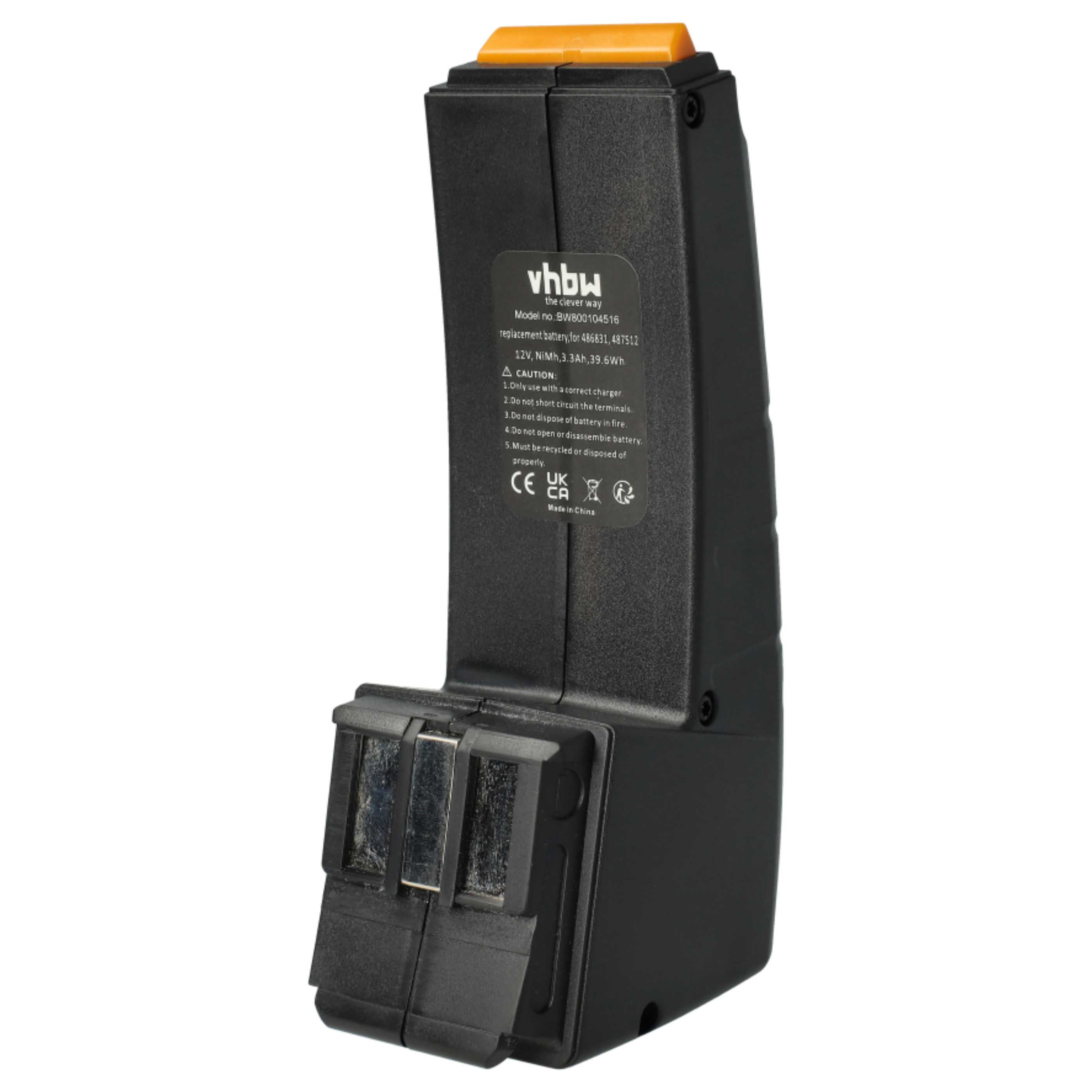 3x Battery replaces Festo Festool 487512, 486831, 488438, 487701 Electric Power Tool - 3300 mAh, 12 V, NiMH