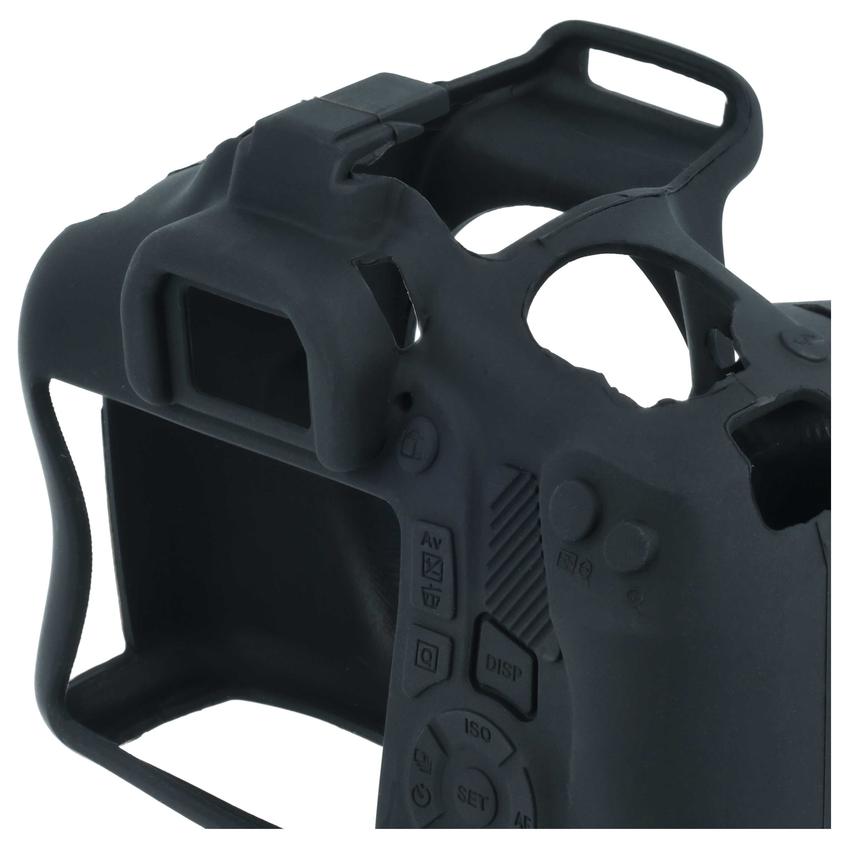 Case suitable for Canon EOS Kiss X80 Camera - Silicone, Black
