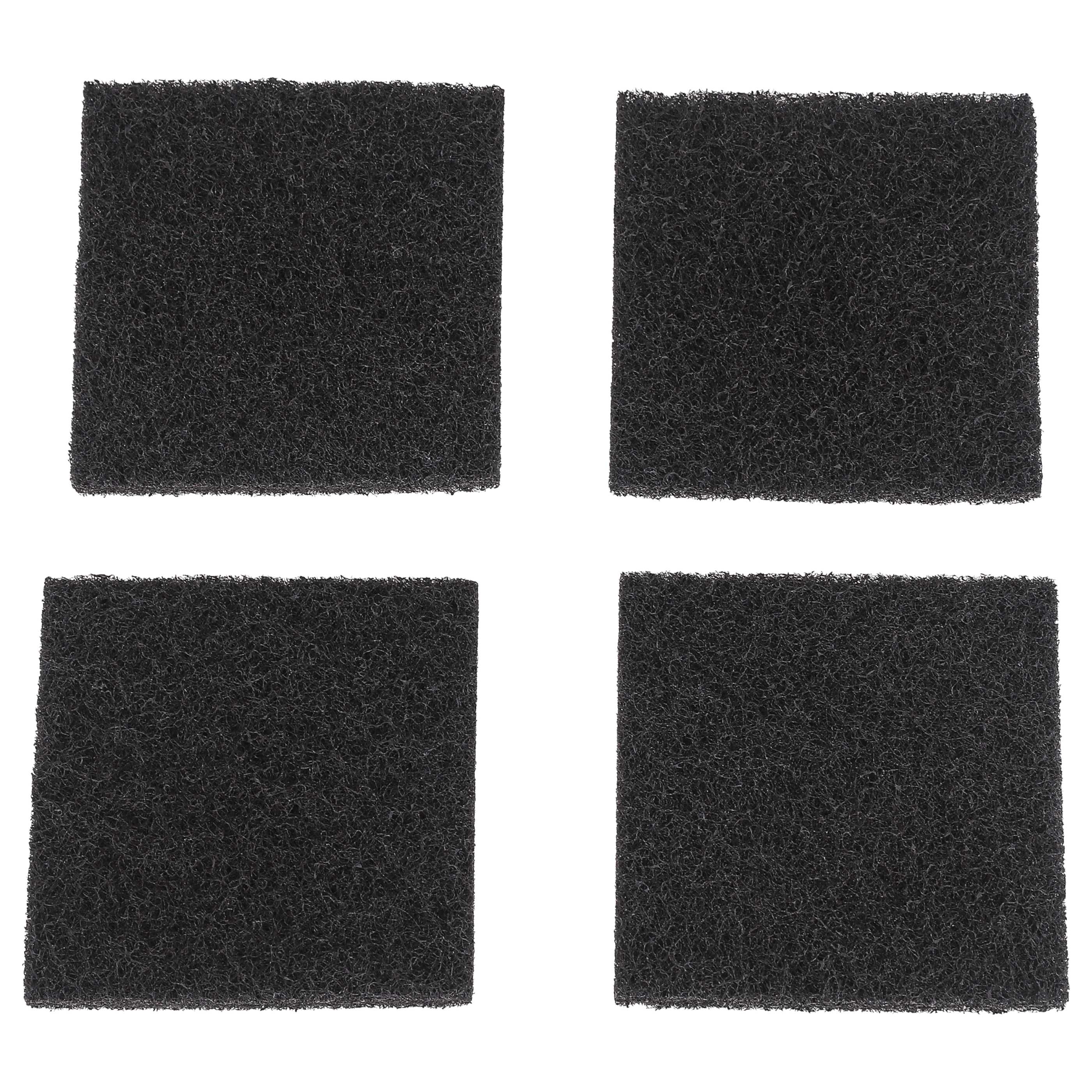 12x filtro carbón activo reemplaza Naber 8011178 para cubo, container basura NABER - 9,5 x 9,5 x 1 cm