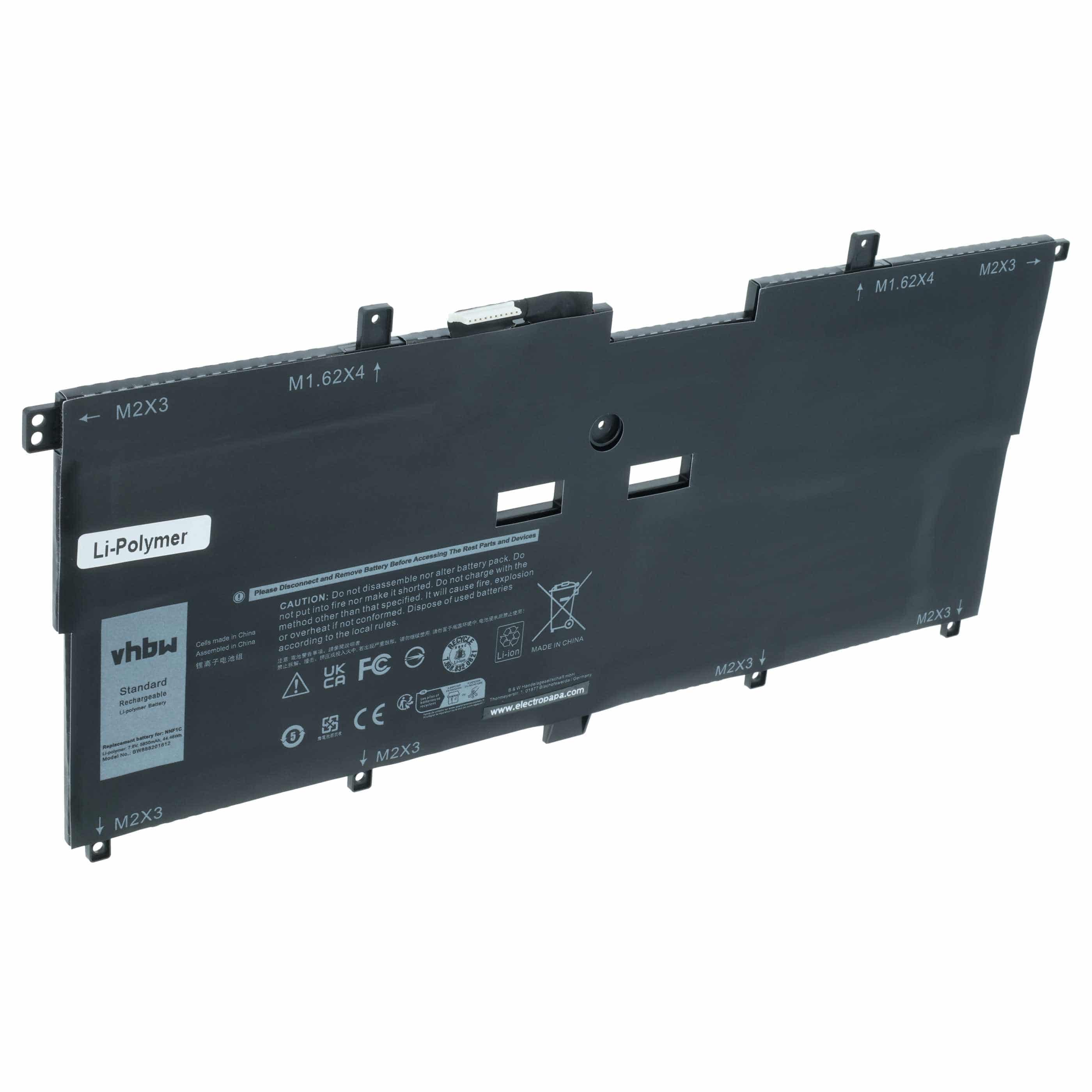 Akumulator do laptopa zamiennik Dell 0NNF1C, 0HMPFH, P71G001, NP0V3, NNF1C, HMPFH - 5850 mAh 7,6 V LiPo