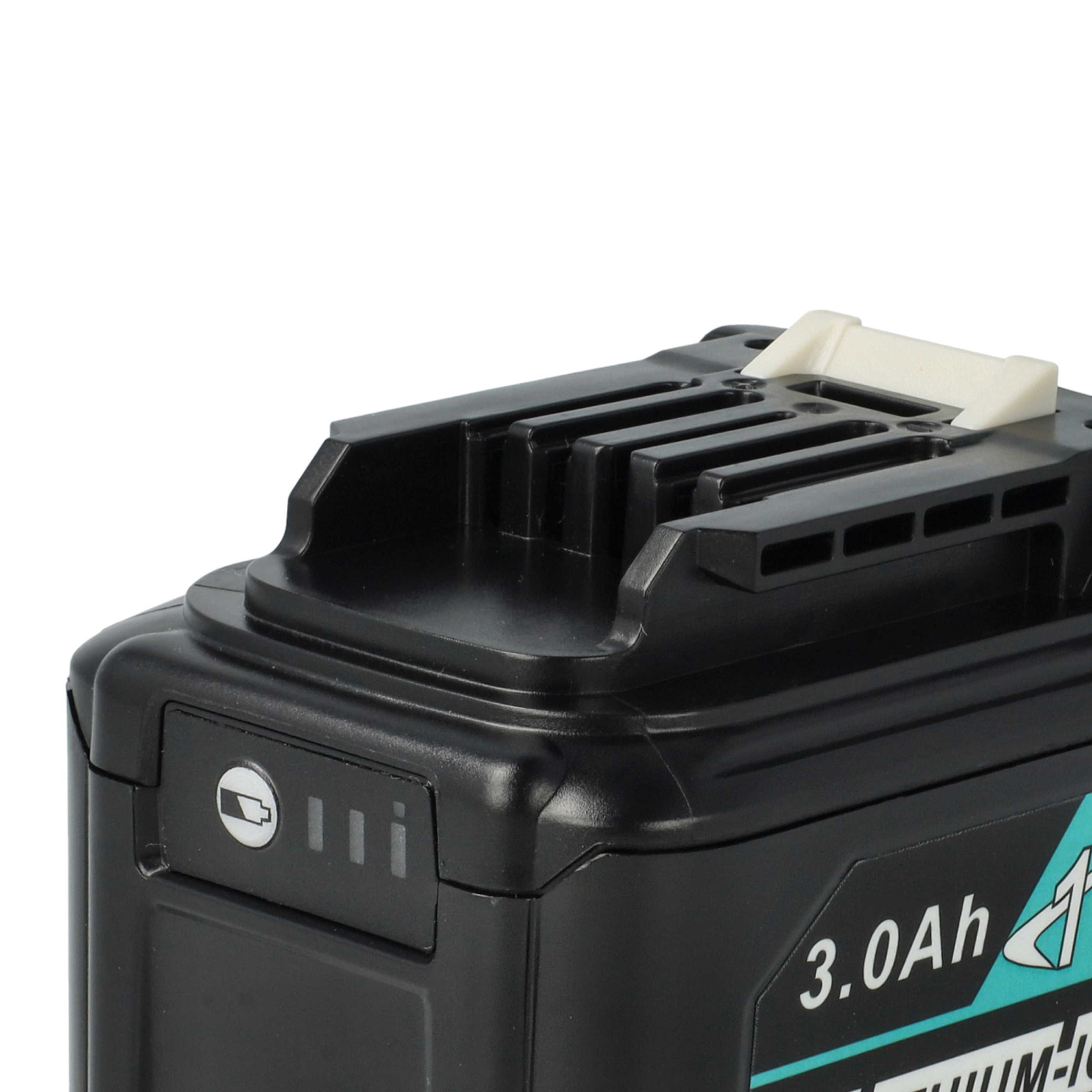 3x Battery replaces Makita 197396-9, 197402-0, 197390-1, 197394-3 Electric Power Tool - 3000 mAh, 12 V, Li-Ion