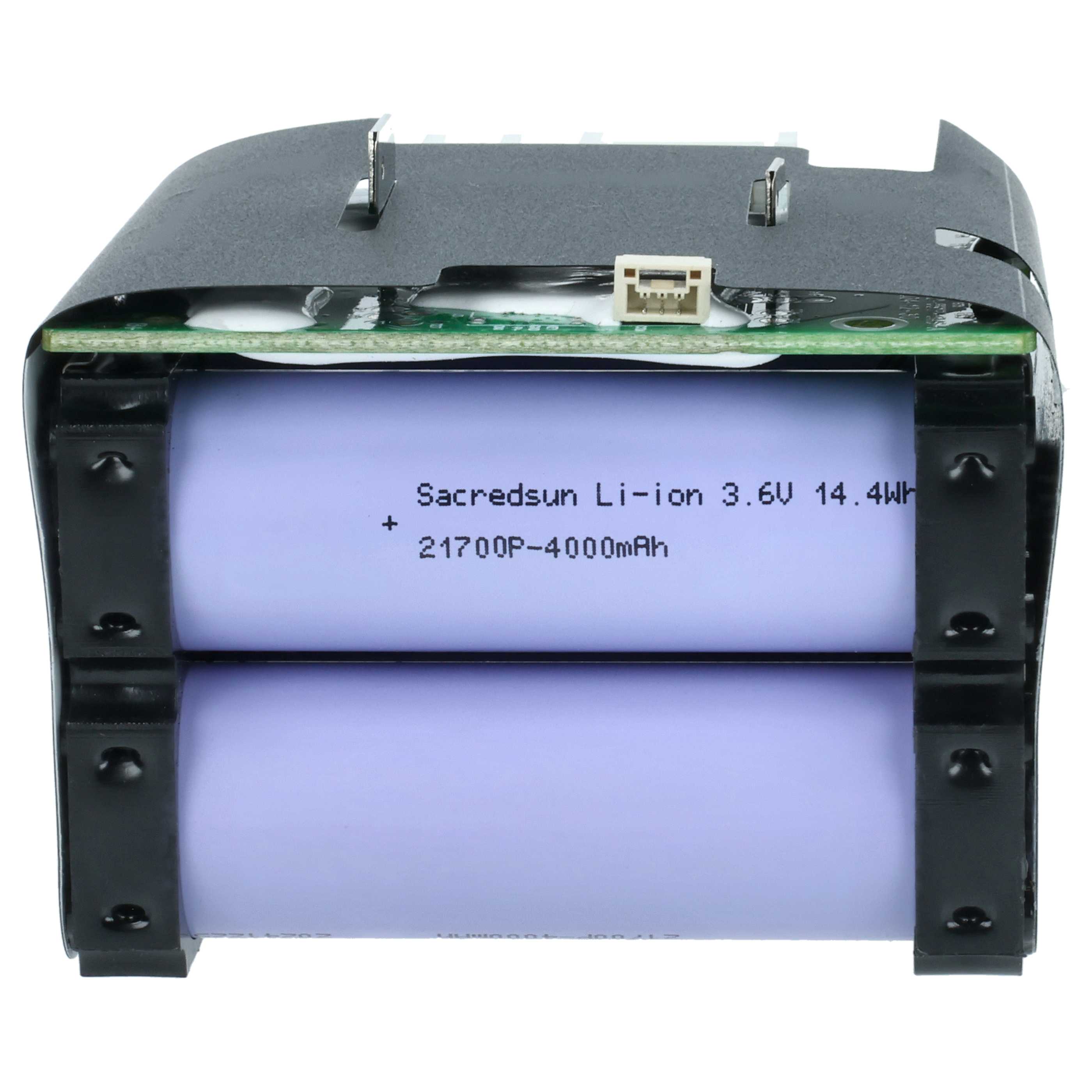 Battery replaces Dreame W2210, W2210-6S1P-BWB, 1.76.DRE.1.7 for Dreame 3700mAh, 21.6V, Li-Ion