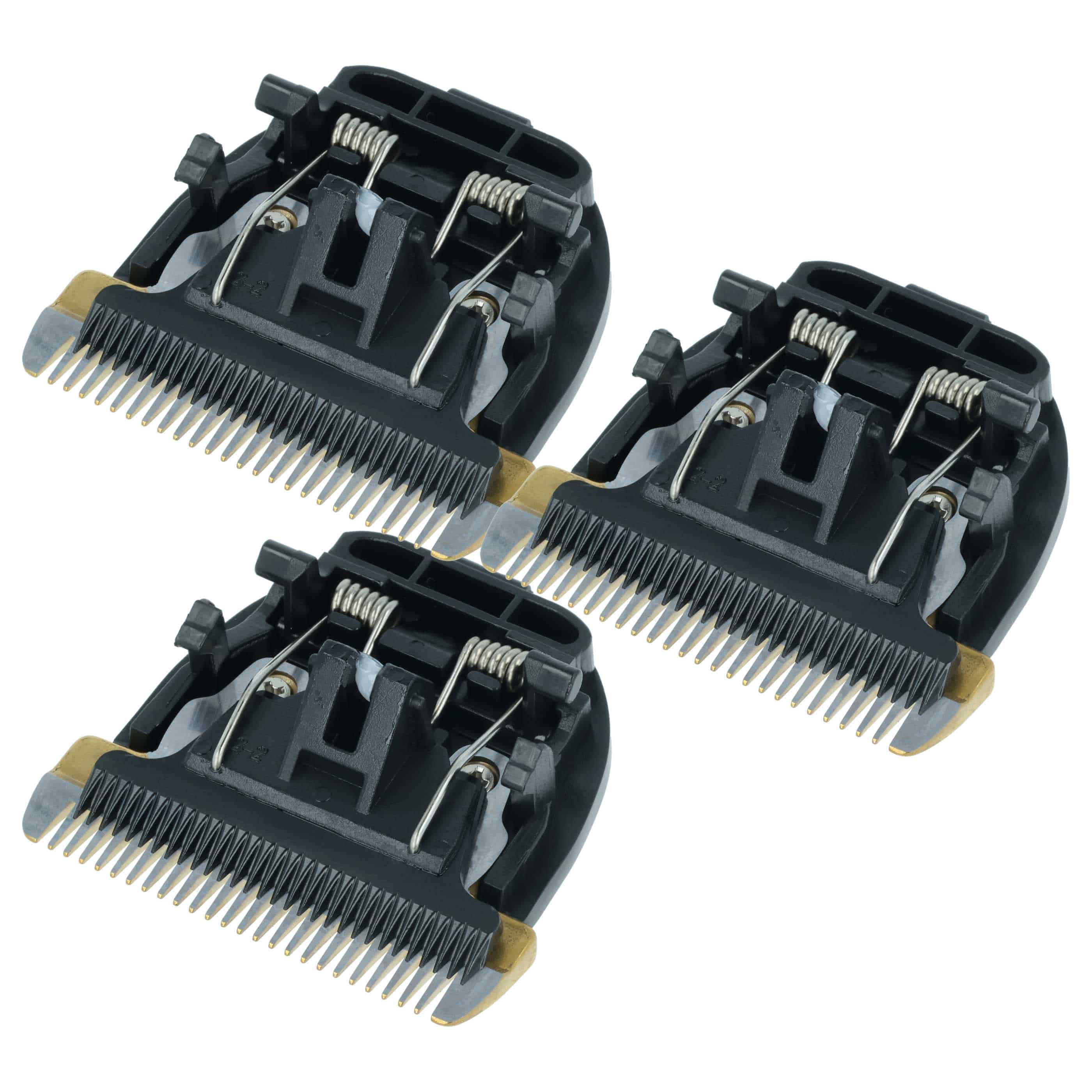 3x głowica goląca do golarki Panasonic zam. Panasonic WER9902-Y136, WER9902Y - czarny