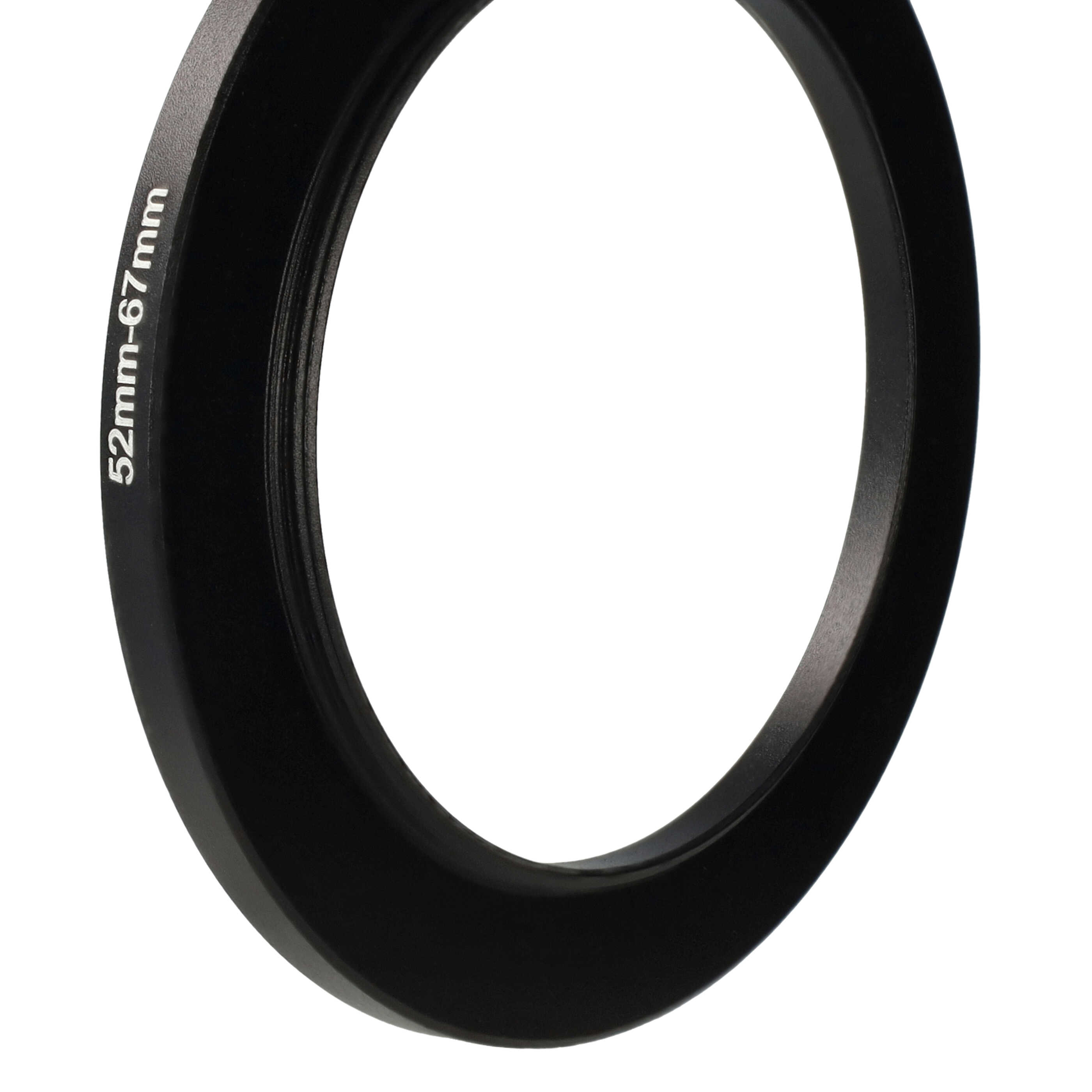 Step-Up-Ring Adapter 52 mm auf 67 mm passend für diverse Kamera-Objektive - Filteradapter