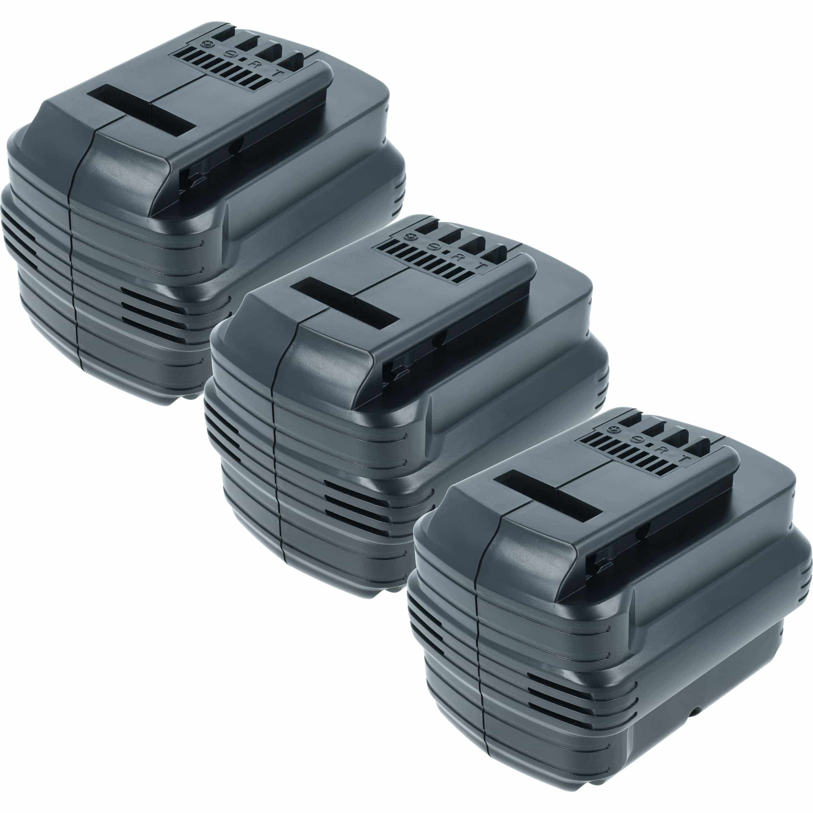 Akku (3x Stück) 24V als Ersatz für Dewalt DE0242, BHA24, DE0240, DE0241, DE0240-XJ, DE0243 - 2000mAh, NiMH