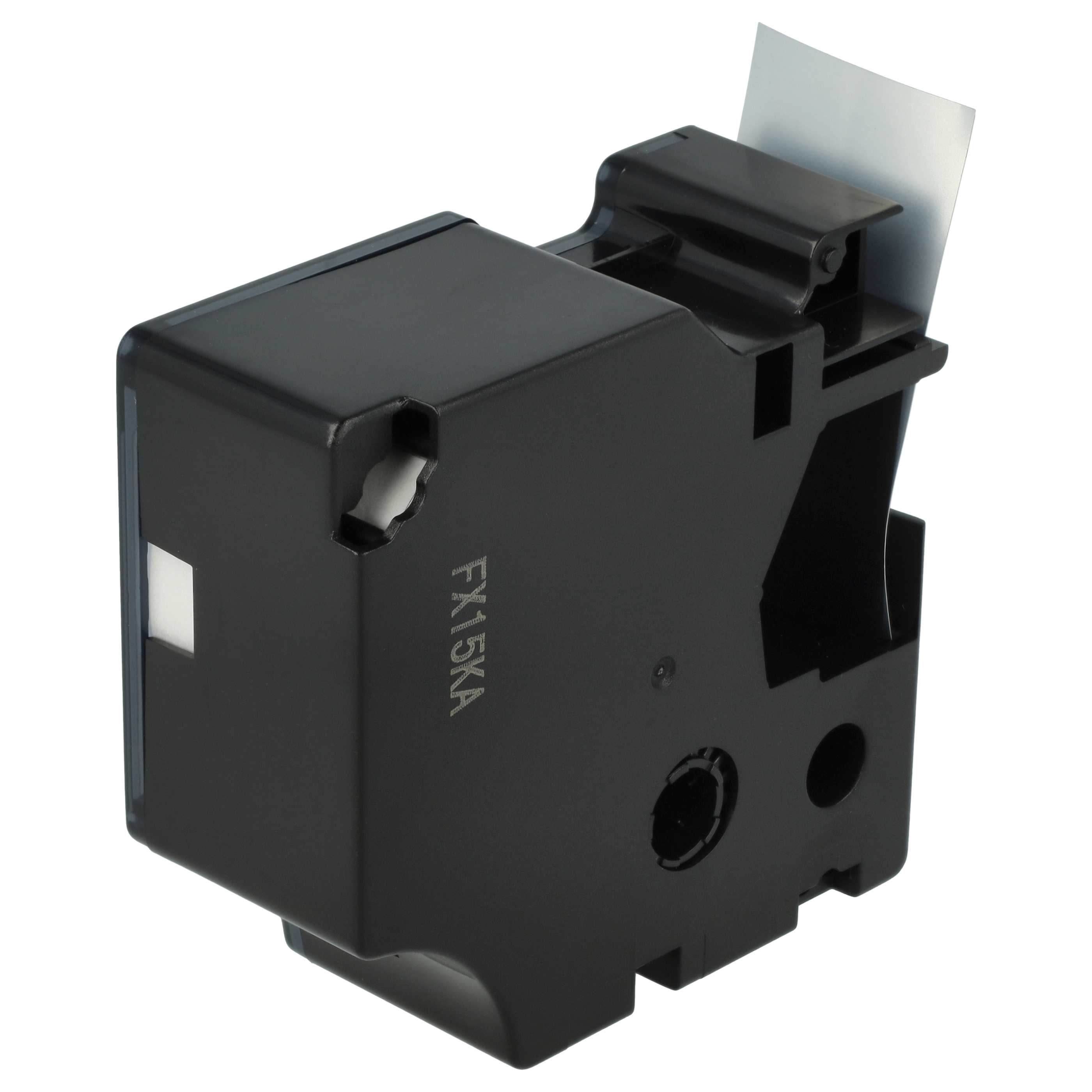 Label Tape replaces Dymo D1, 53722 - 24 mm Black to Silver