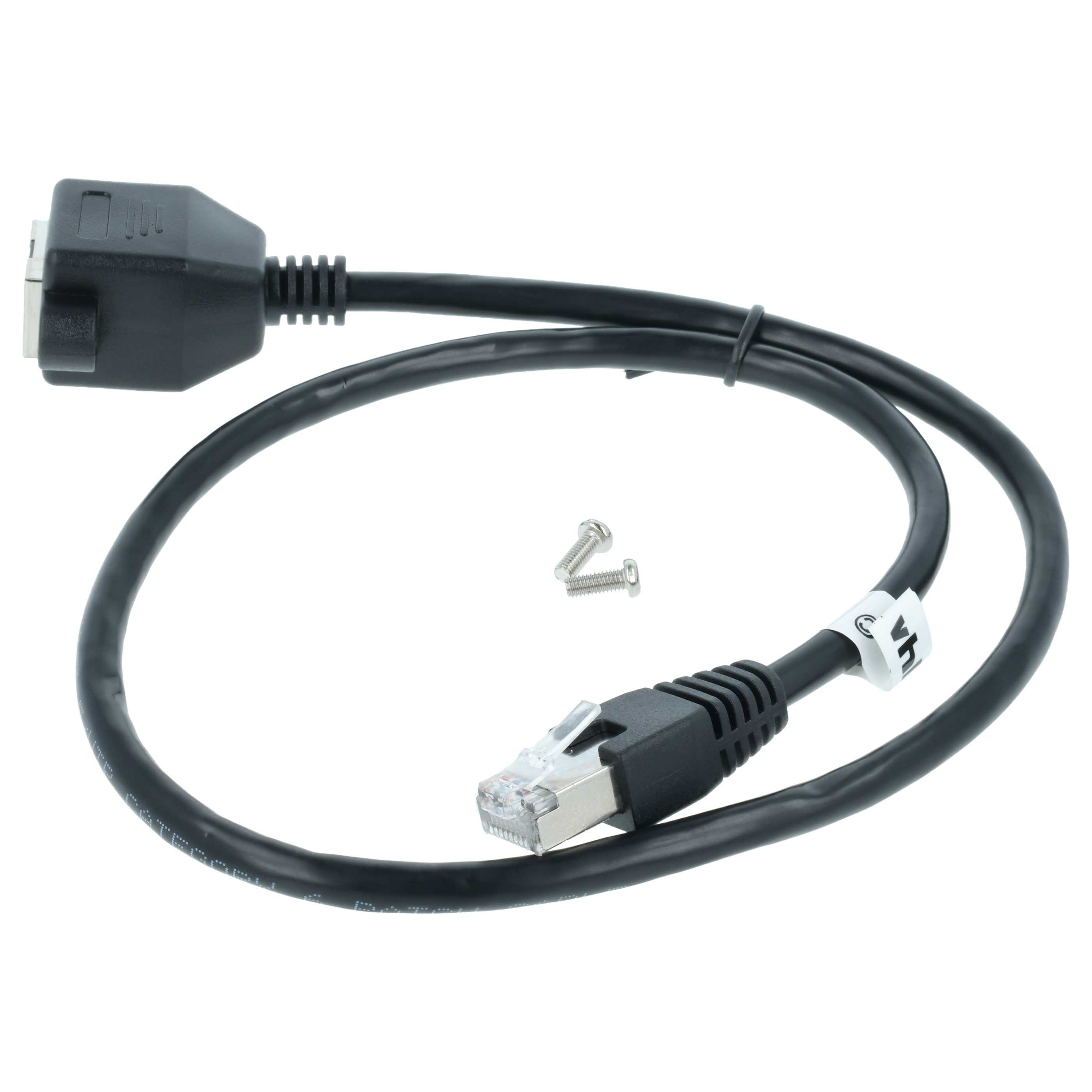 Cable de extensión Cat6, RJ45 (m) a RJ45 (h) - Cable Ethernet LAN con conector RJ45 incorporado, 0,5 m