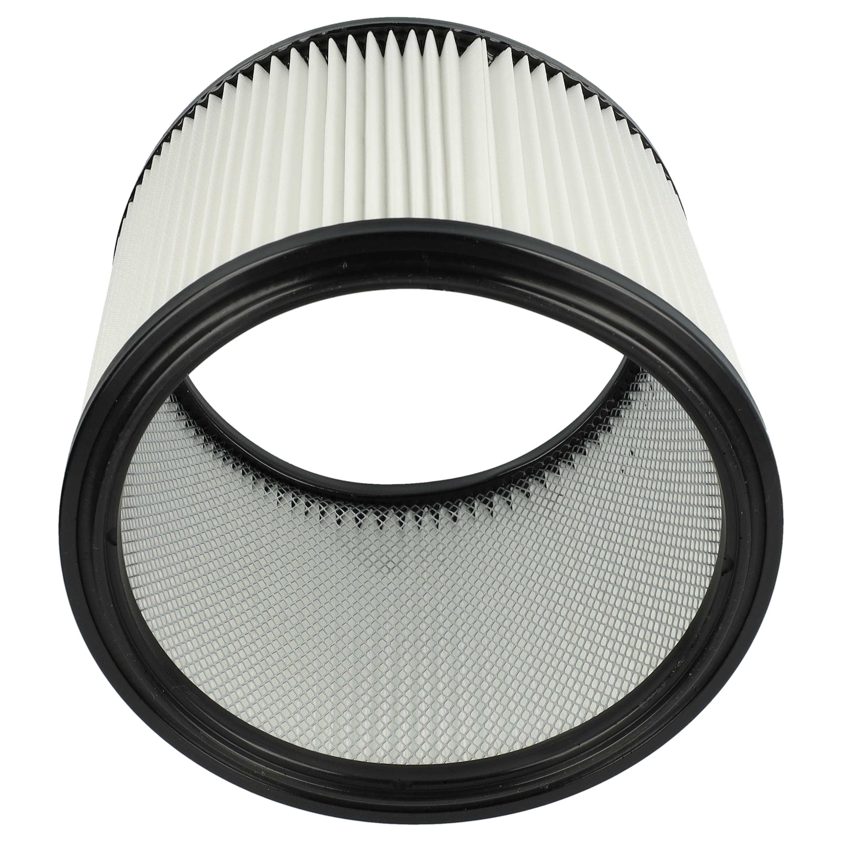 4x Filtercartridge filter replaces Starmix 413525, 4011240413525 for Starmix Vacuum Cleaner, black / white