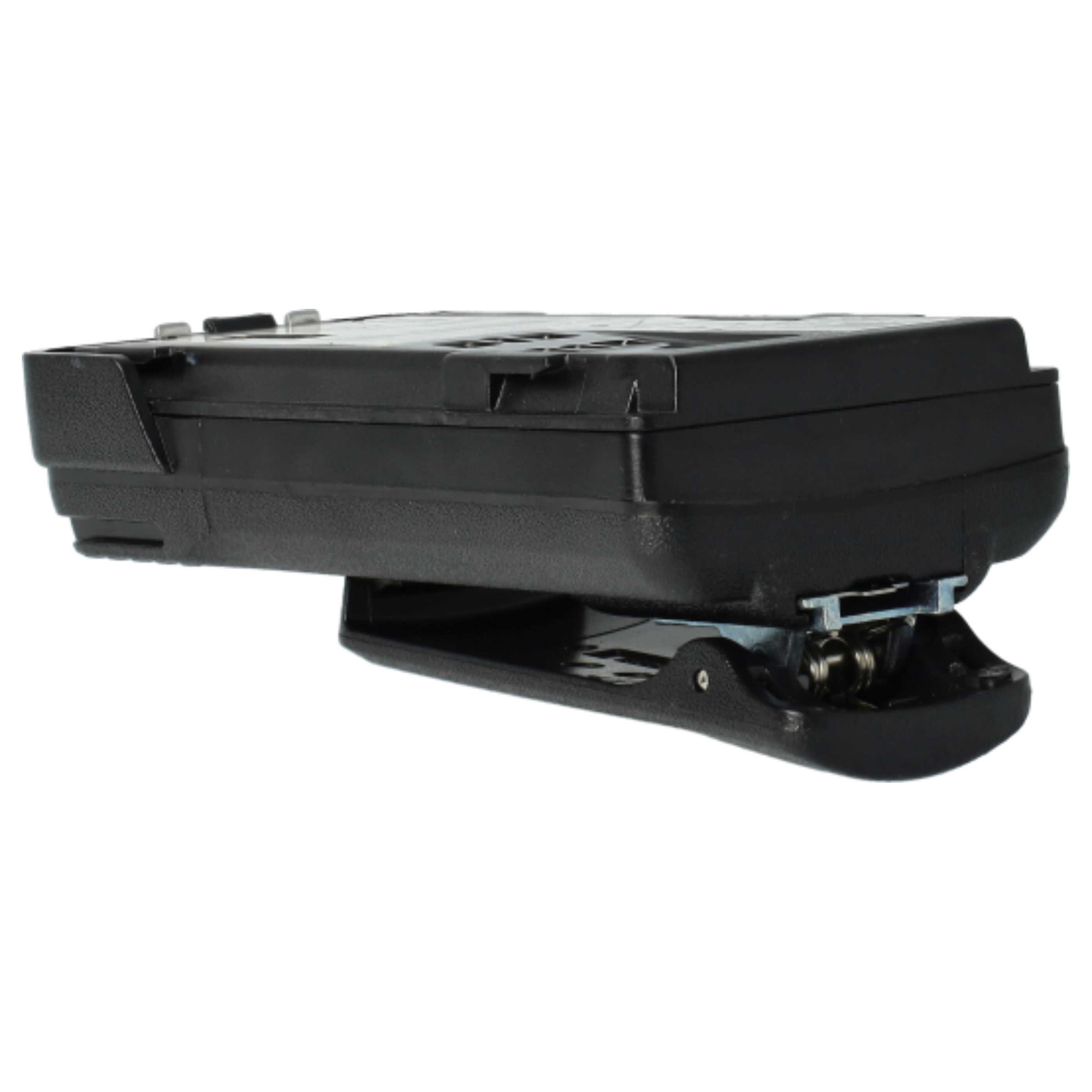 Radio 2x Battery replaces Motorola PMNN4406, PMNN4406BR, PMNN4409 - 2600 mAh 7.4 V Li-Ion + Belt Clip