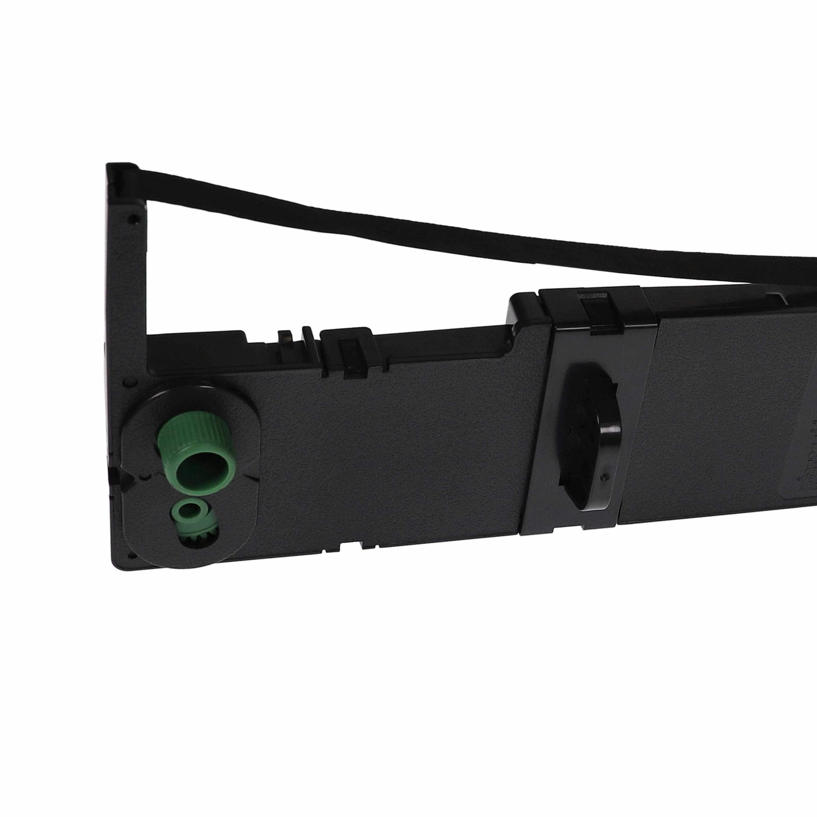 Ink Ribbon replaces 90600M for Dot Matrix, Receipt Printer - Black