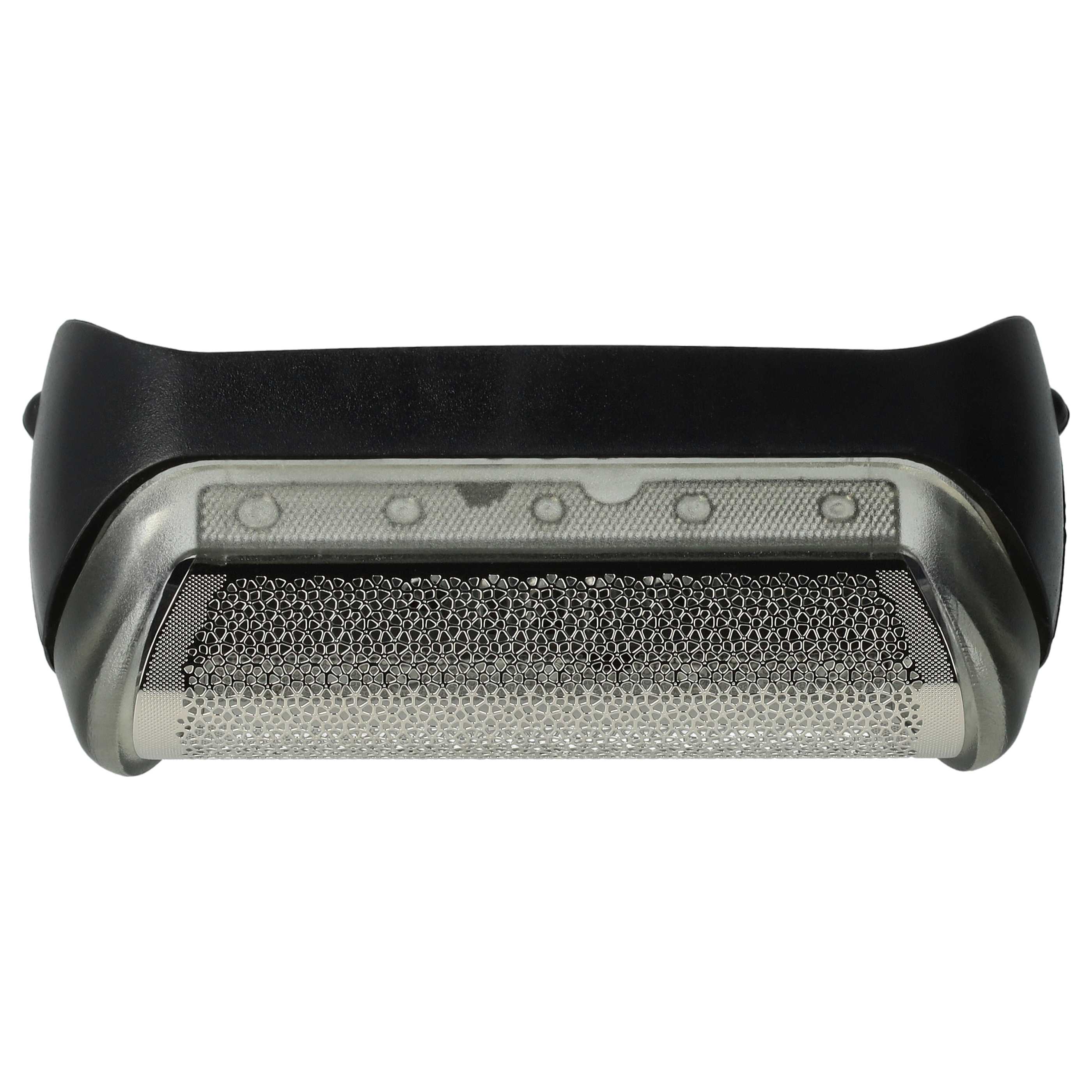 Grille remplace Braun 5733700, 5733701, 20s, 20B, 10B pour rasoir Braun - avec cadre de tête, noir/argenté