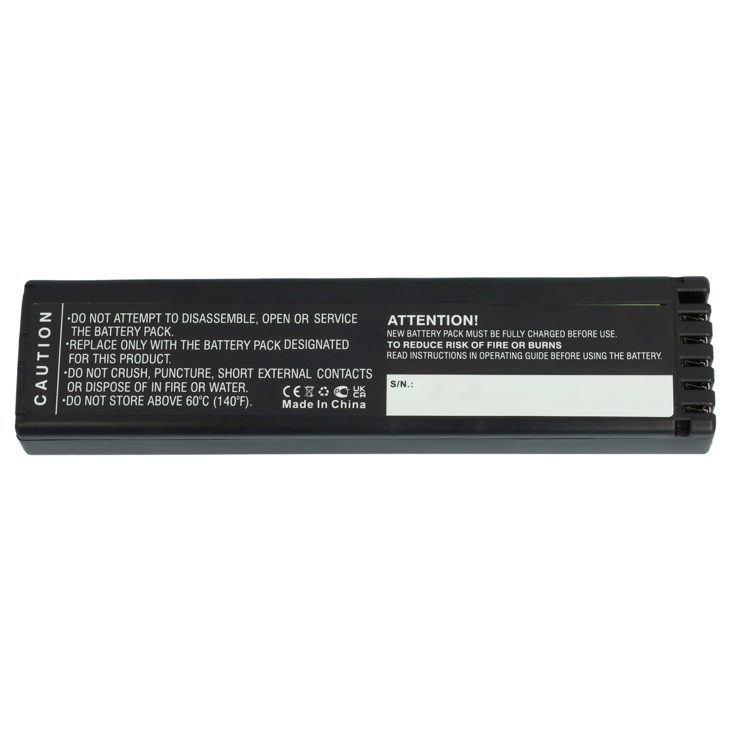 Battery Replacement for Citizen PN-60, KC69801 - 2150mAh, 7.2V, NiMH