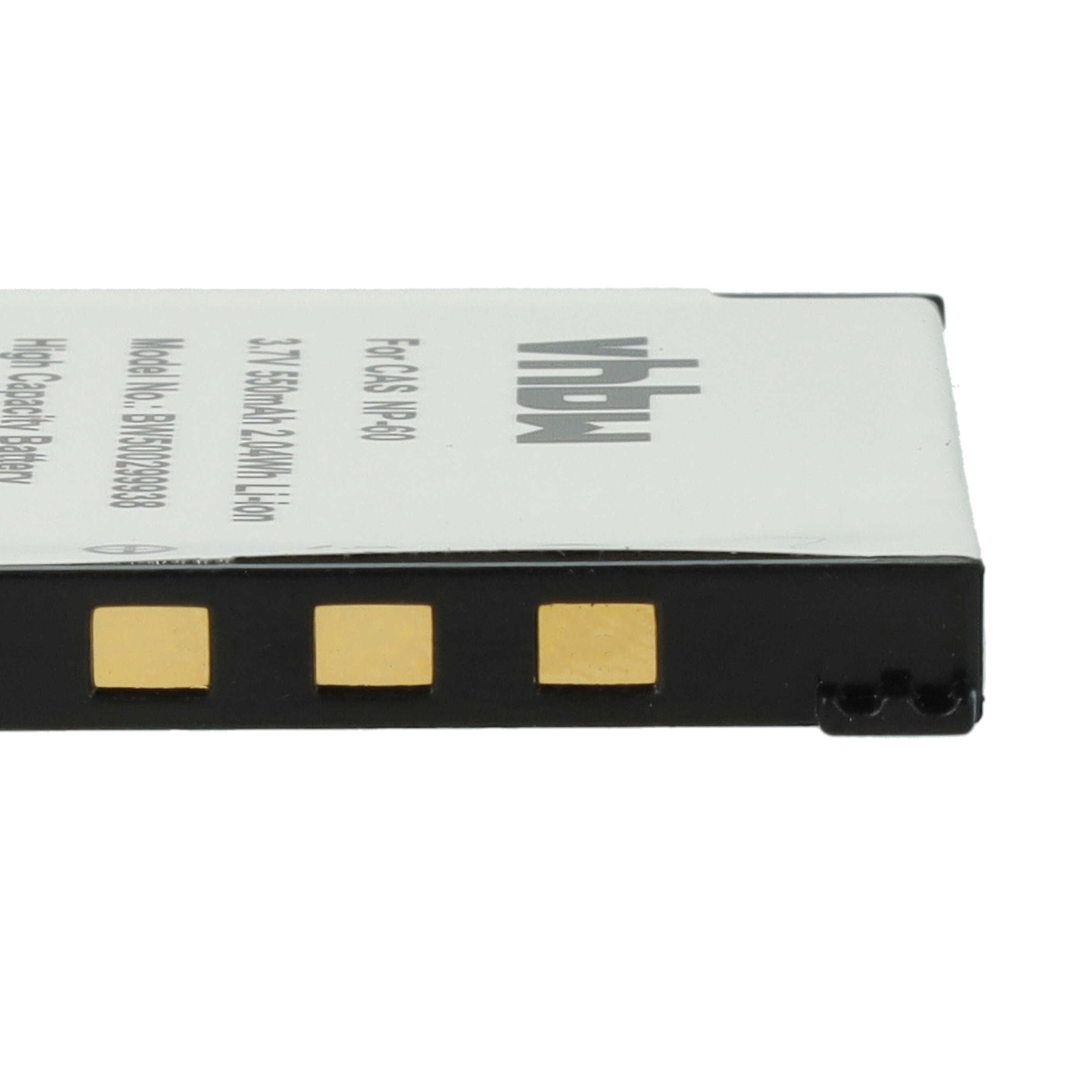 Akumulator do aparatu cyfrowego zamiennik Casio NP-60 - 550 mAh 3,6 V Li-Ion