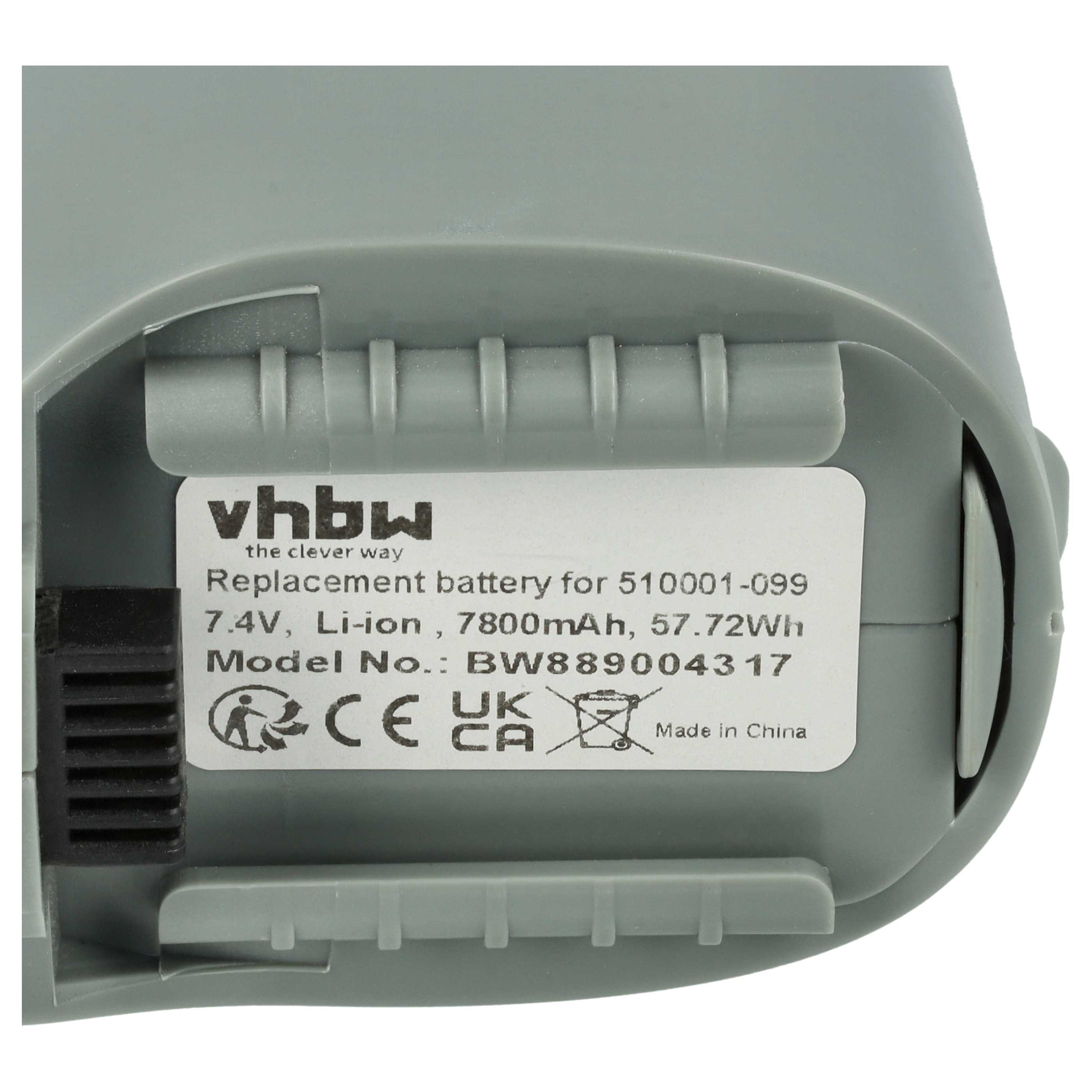 Batterie remplace Niton 510001-099, 600-541 outil de mesure Niton - 7,8Ah 7,4V Li-ion