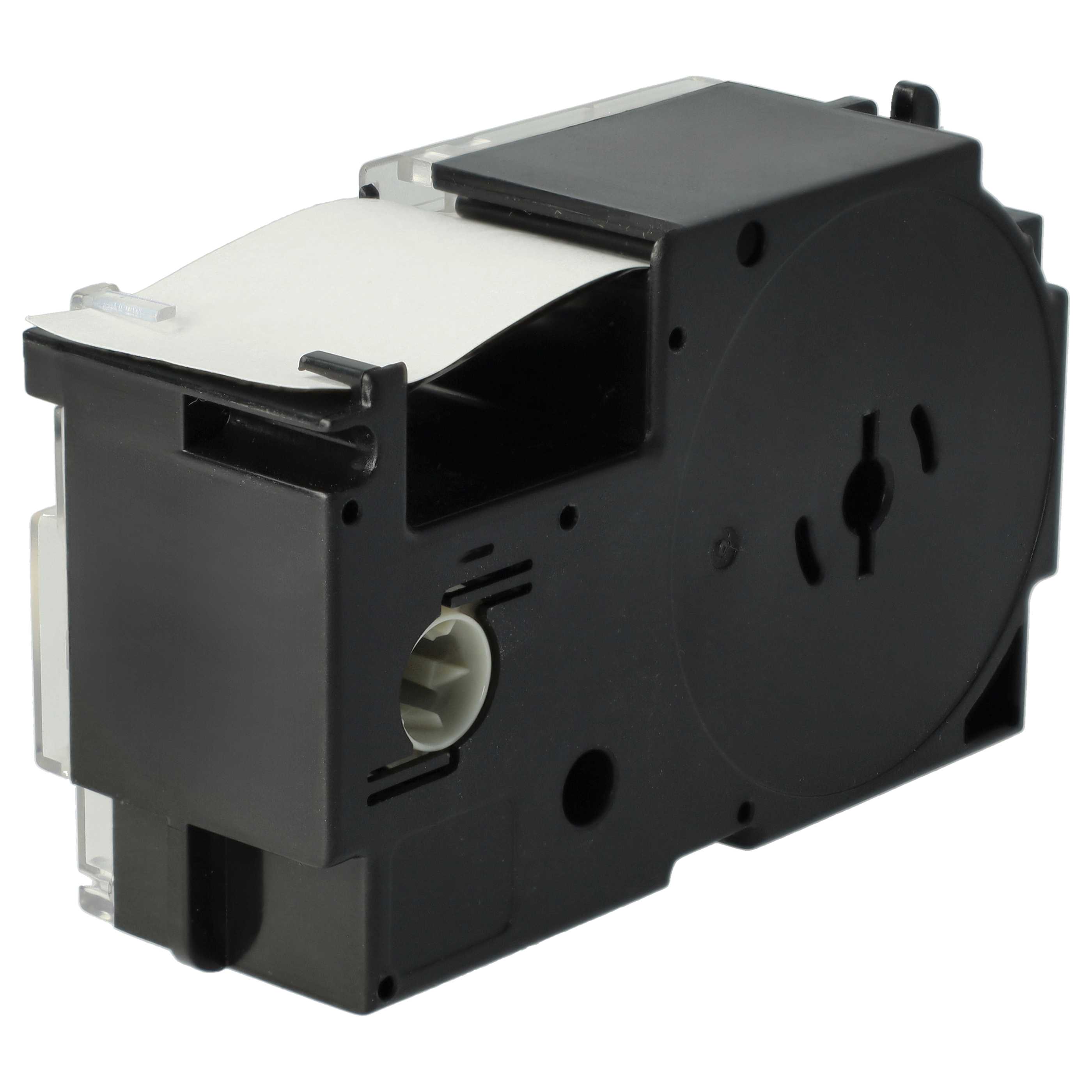 Label Tape replaces Casio XR-24GWE - 24 mm Black to White