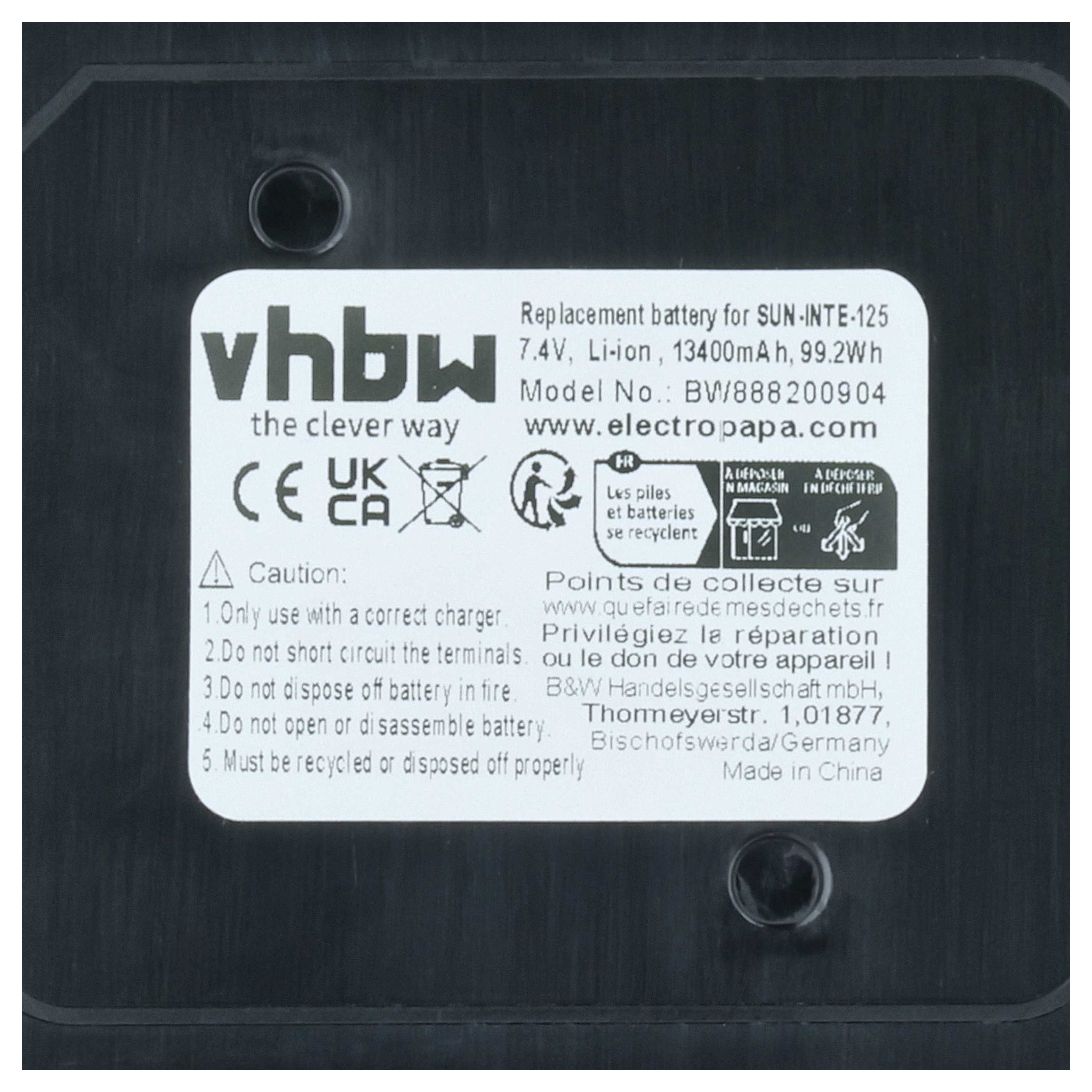 Akumulator do głośnika zamiennik JBL 2INR19/66/4, GSP-2S4P-PB350B, GSP-ICR2S4P-PB350A - Li-Ion 13400mAh