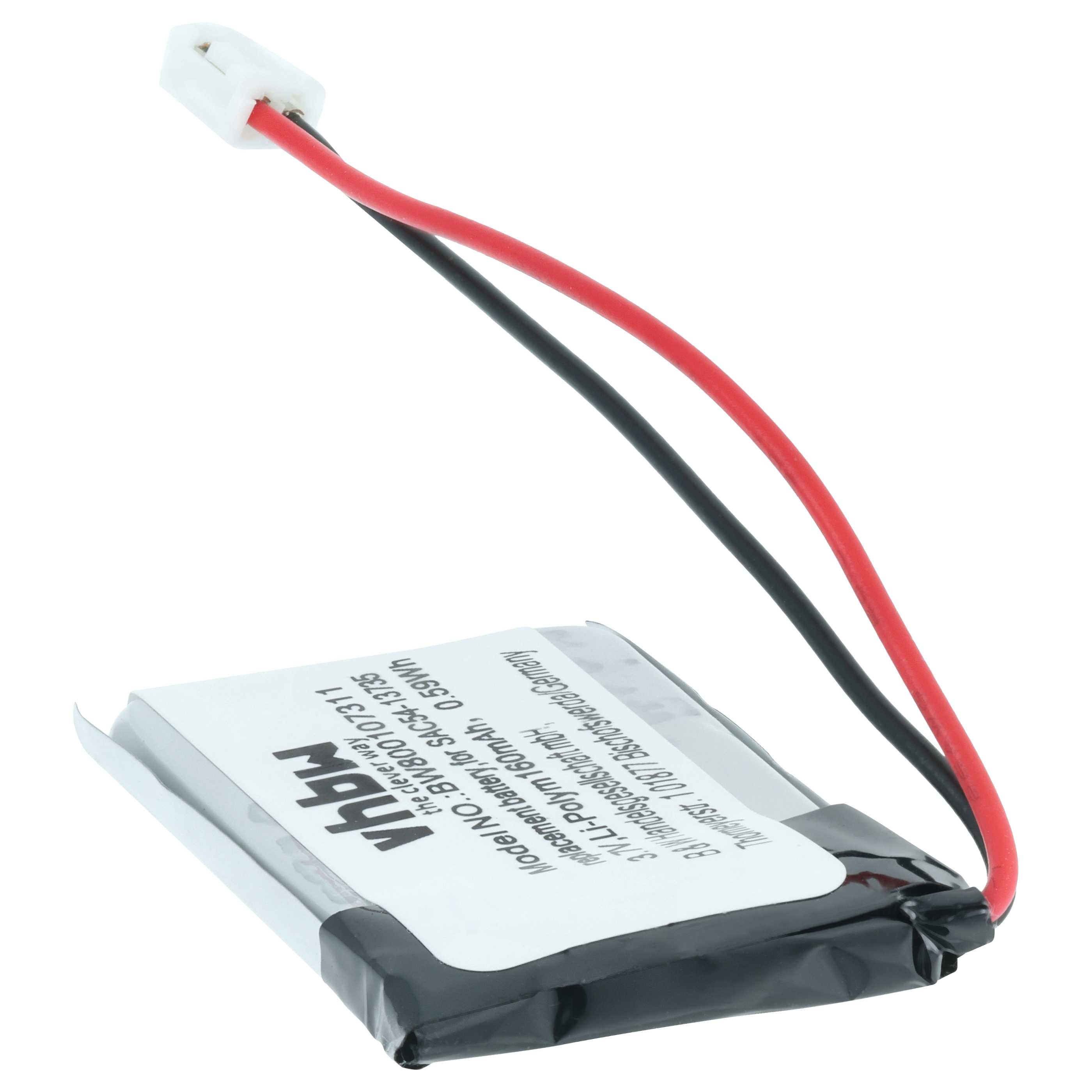 Batteria collare per collare per cani sostituisce SAC54-13735 - 160mAh 3,7V Li-Poly