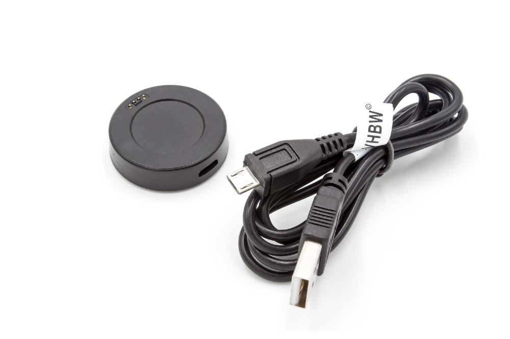USB Charging Station suitable for Huawei Watch, Active, Watch Classic Smartwatch - 100 cm, black