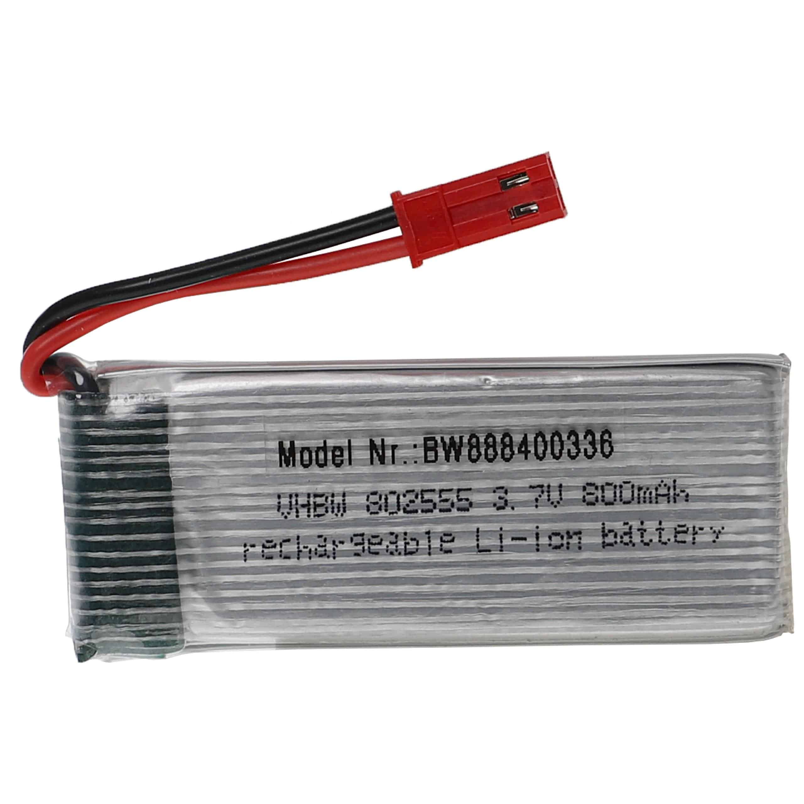Akumulator do modeli zdalnie sterowanych RC - 800 mAh 3,7 V LiPo, BEC