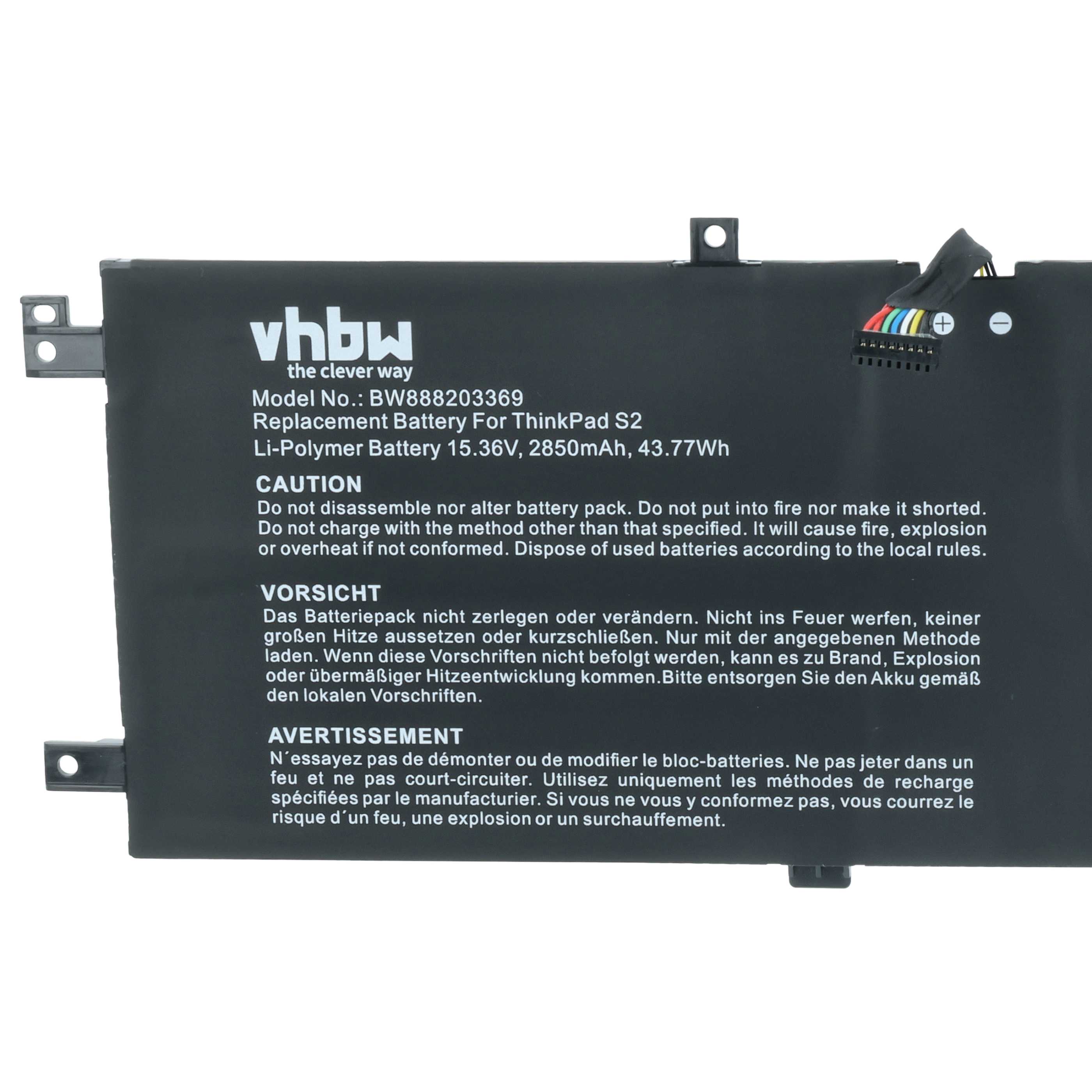 Akumulator do laptopa zamiennik Lenovo 02DL031, 02DL032, 02DL030, 5B10W13933 - 2850 mAh 15,36 V LiPo