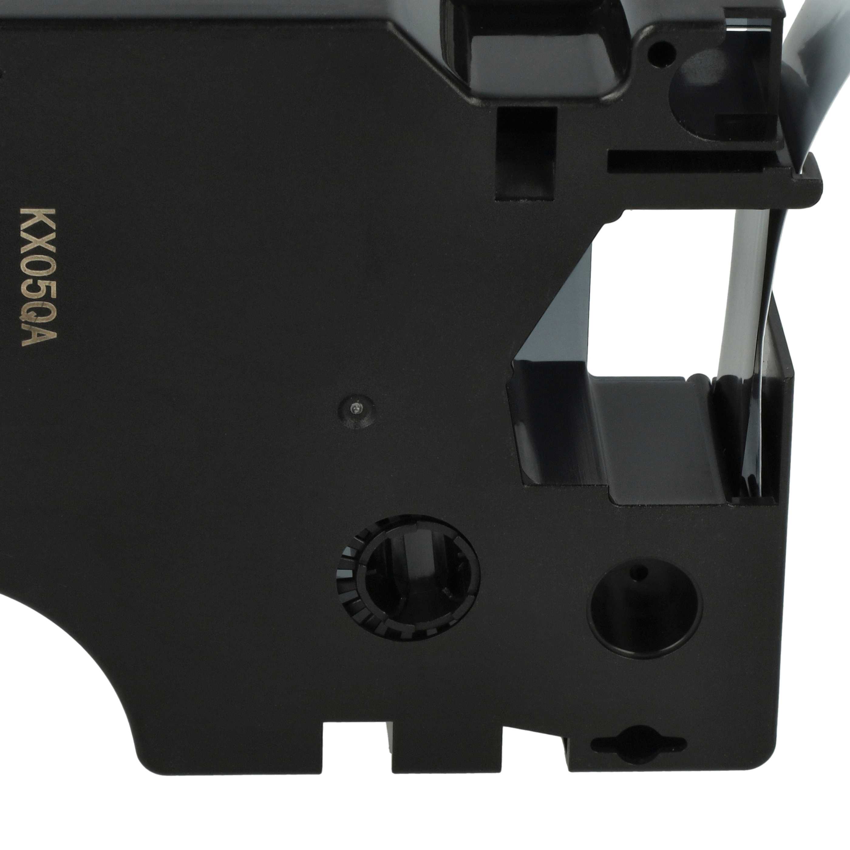 Label Tape replaces Dymo D1, 45812 - 19 mm Black to Silver