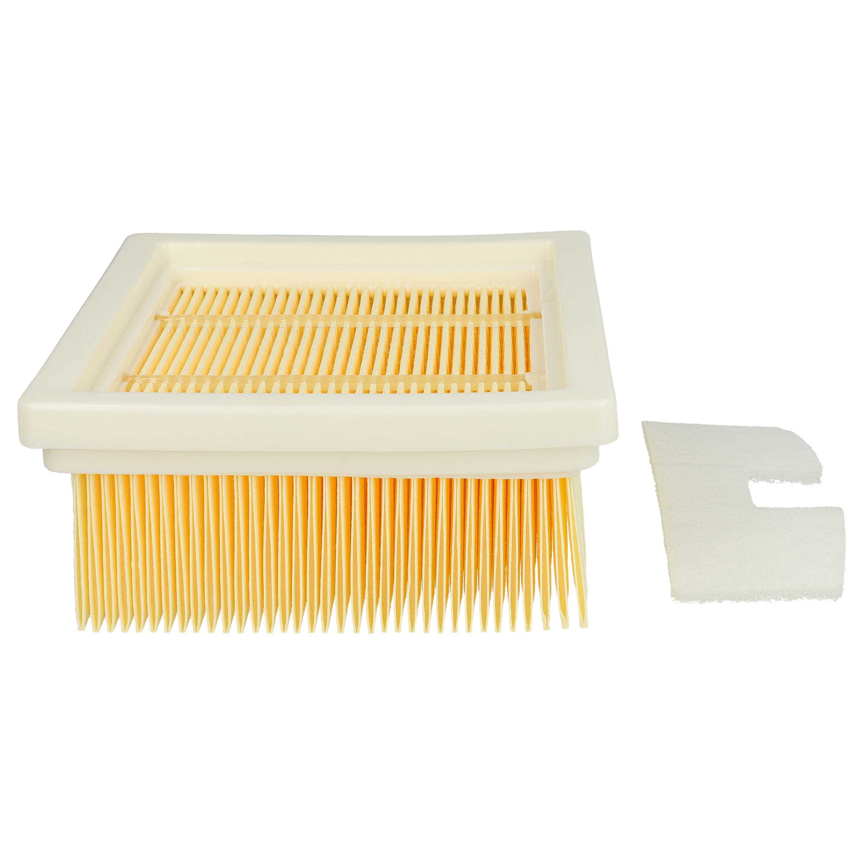 5x Filter-Set als Ersatz für Cleancraft 7010250 für Fox Kaminsauger - Staubsaugerfilter-Set