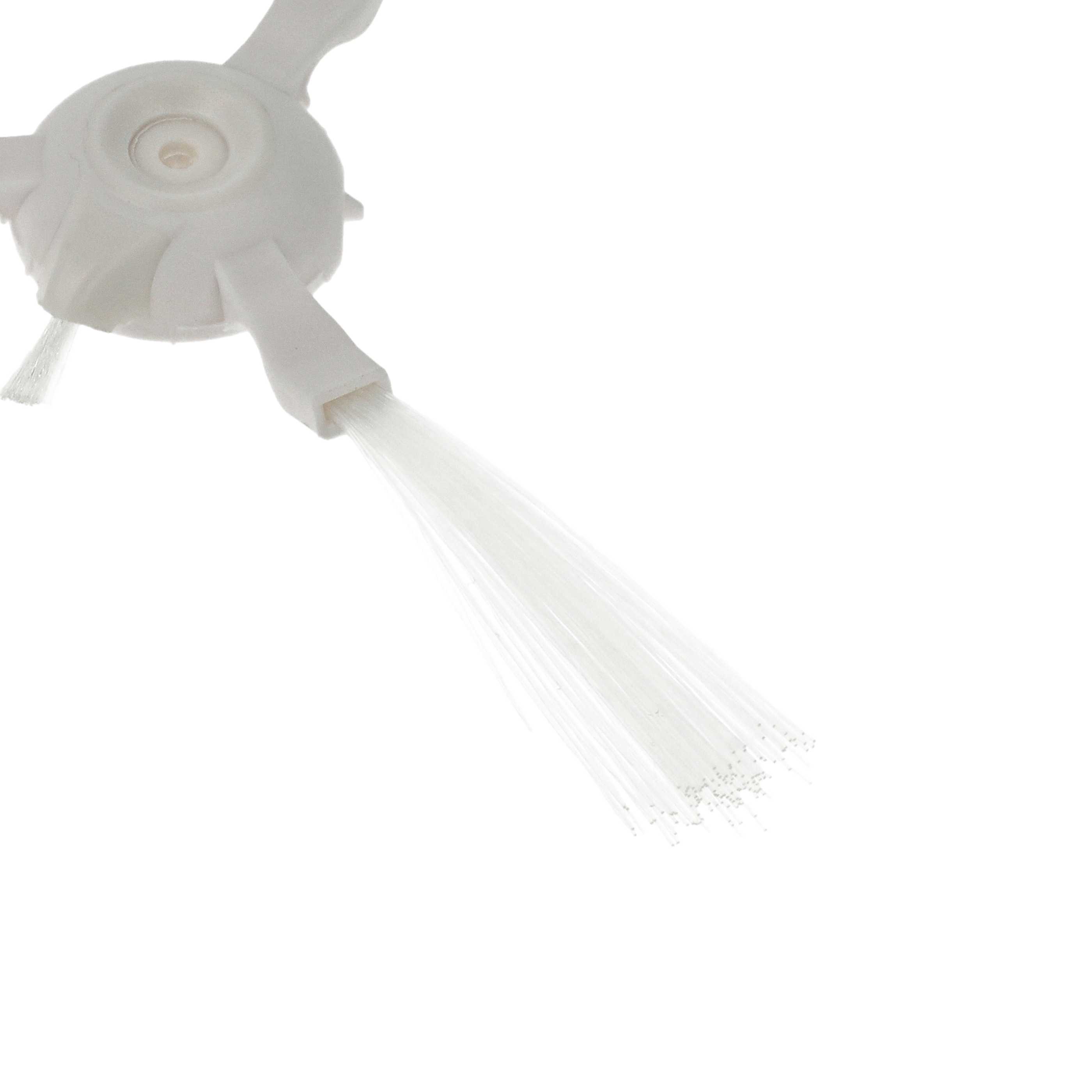 2x Side Brush suitable for 360 S6 Robot Vacuum Cleaner - 3-armed, white