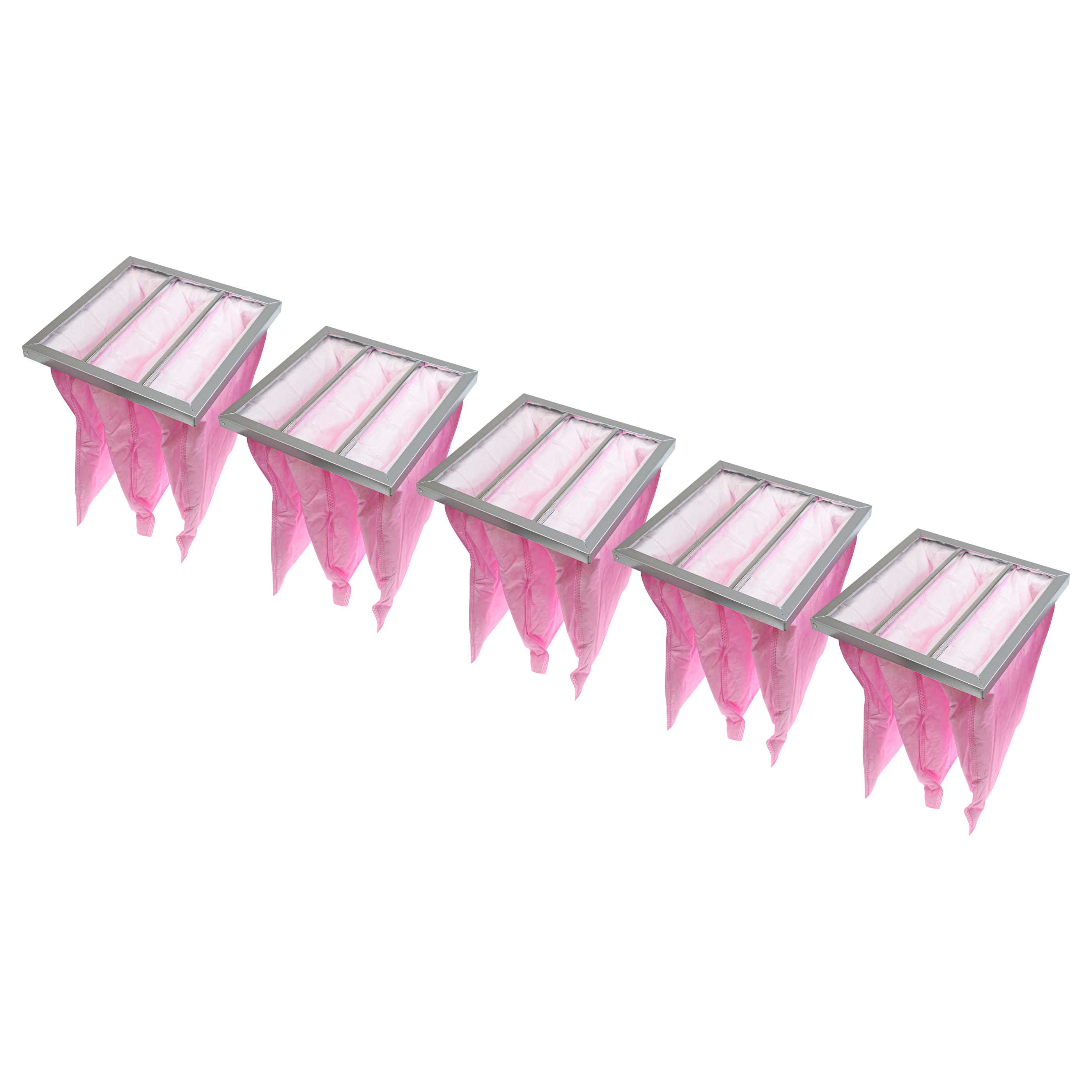 5x Taschenfilter F7 als Ersatz für Nilan F003995 Klimaanlagen, Lüftungsanlagen - 31,9 x 28,8 x 4,2 cm