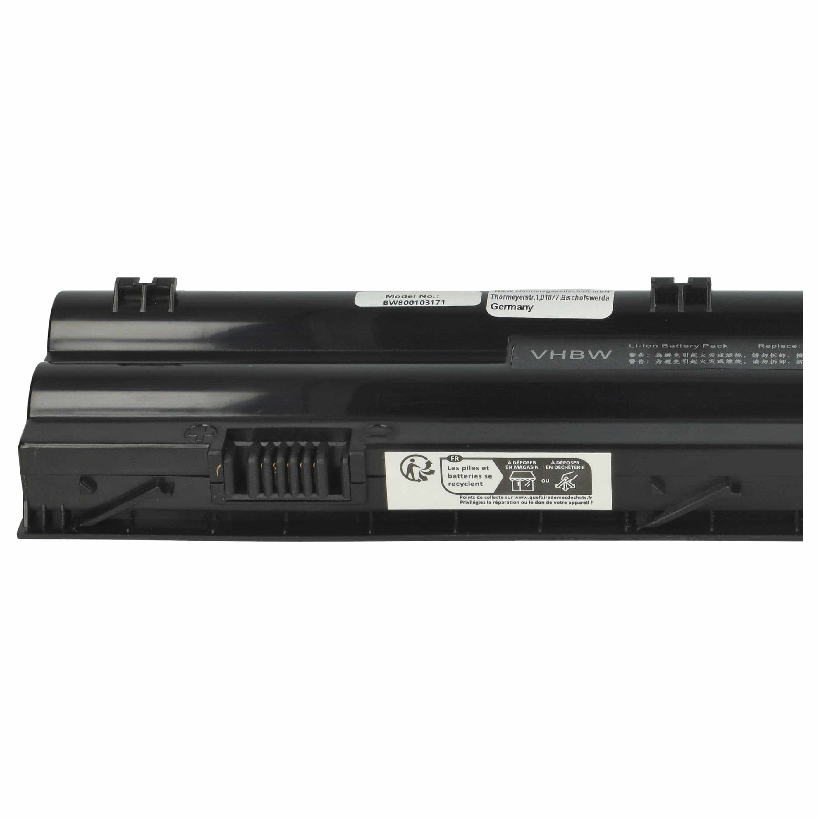 Akumulator do laptopa zamiennik HP 646755-001, 646657-251, 646657-241 - 4400 mAh 11,1 V Li-Ion, czarny
