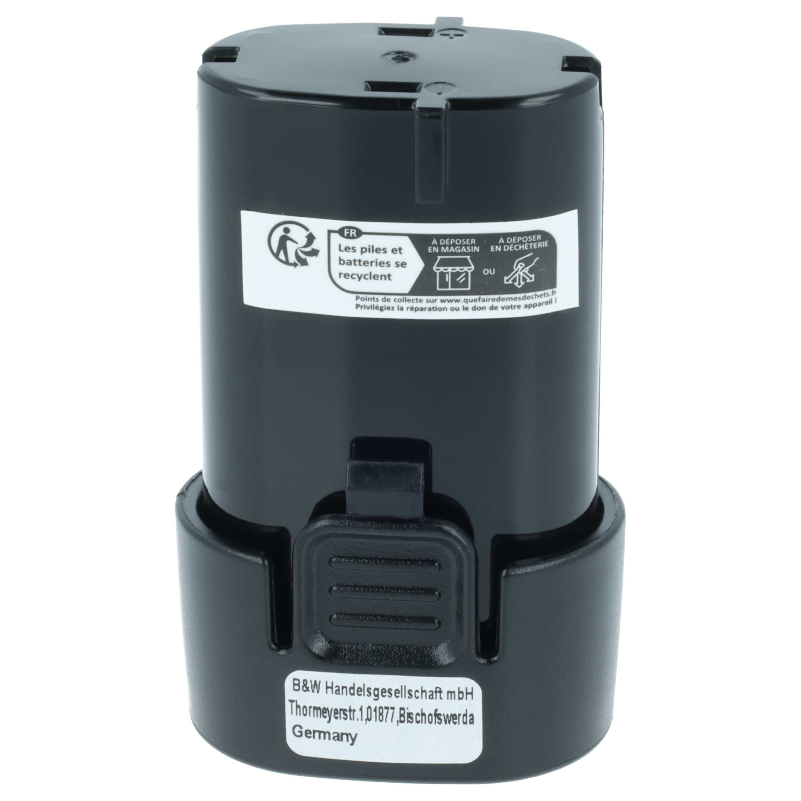 2x Battery replaces Makita BL7010, 194356-2, 194355-4 Electric Power Tool - 2000 mAh, 7.2 V, Li-Ion