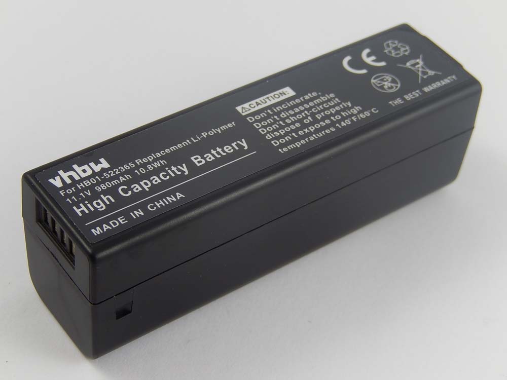 Kamera-Akku als Ersatz für HB01 - 980mAh 11,1V Li-Polymer