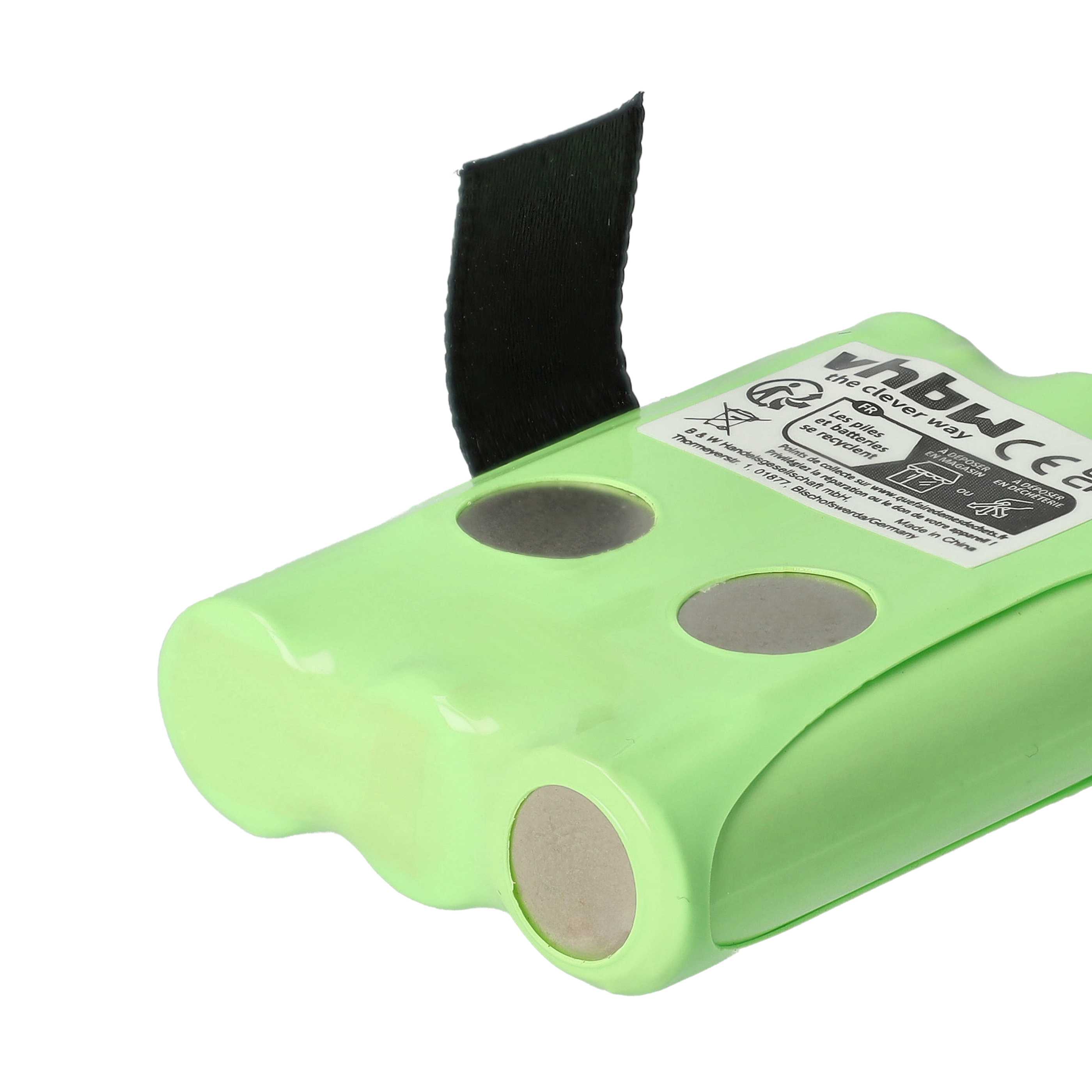 Radio 10x Battery replaces 53617, 3XCAAA, KEBT-086-B - 700 mAh 3.6 V NiMH