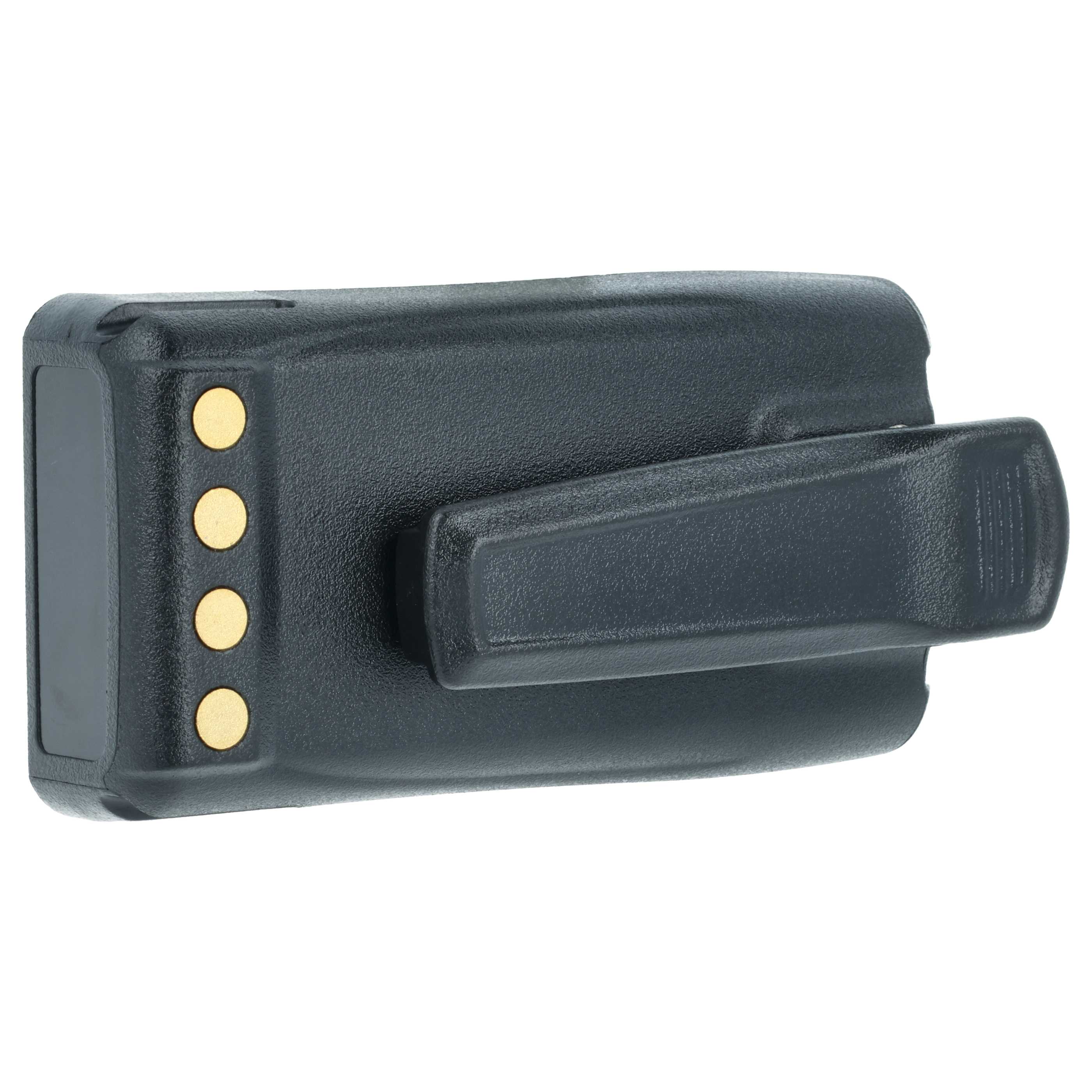 Radio Battery replaces Hyt BL2102, BL1703Li, BL1703, BL-2102Li, BH1801 - 2100 mAh 7.4 V Li-Ion + Belt Clip