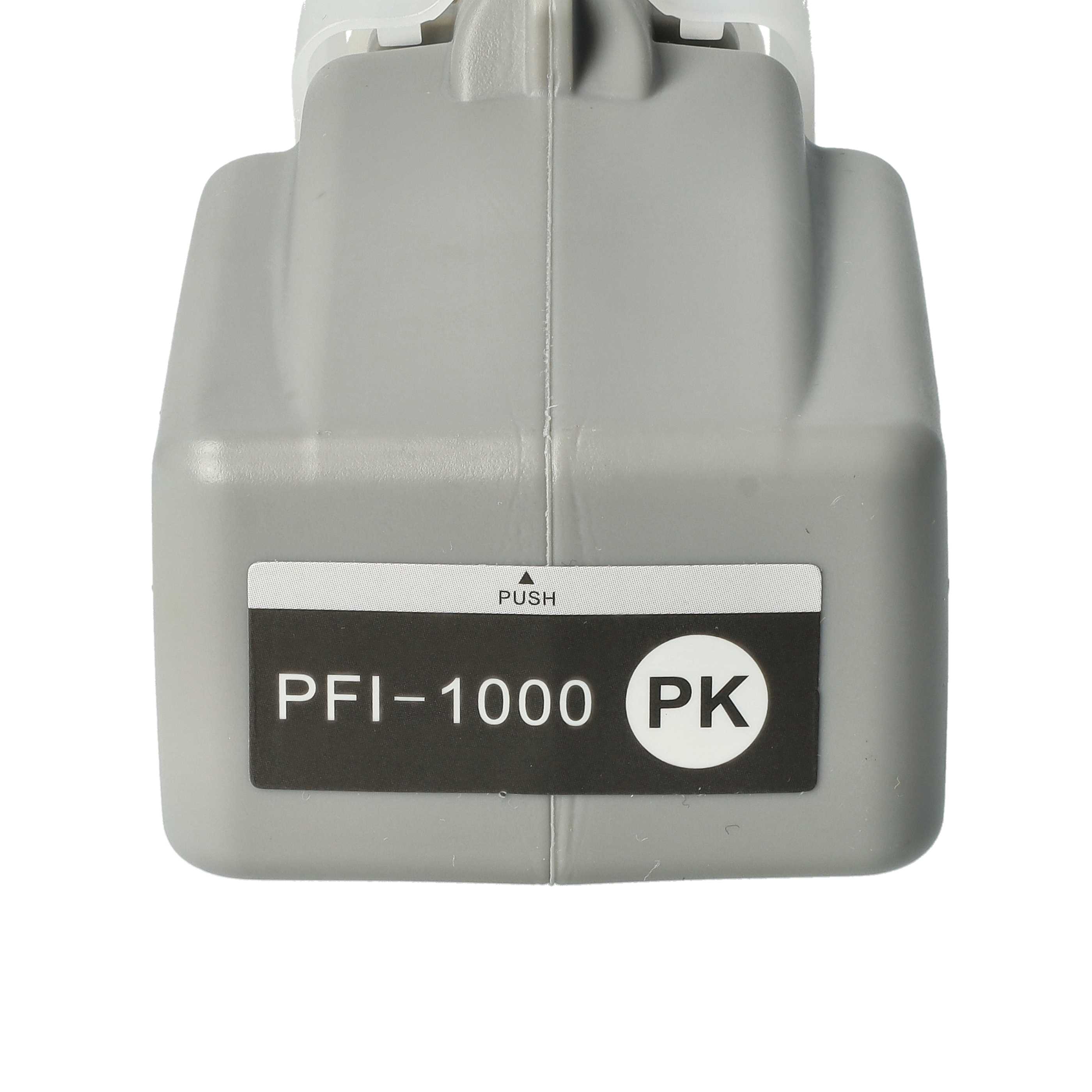 Ink Cartridge as Exchange for Canon PFI-1000PBK, PFI-1000 PBK for Canon Printer - Photo-Black 80 ml + Chip