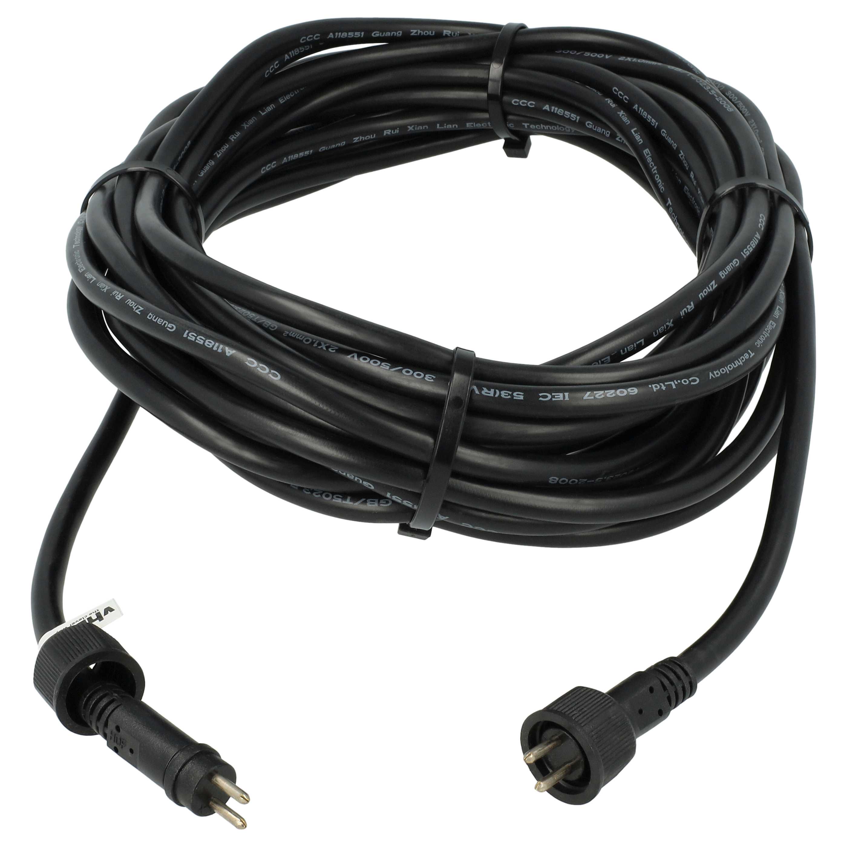 IP44 Cable suitable for Fountain Pump, Garden Irrigation & Lighting - 10 m Low Voltage Cable 100 Watt