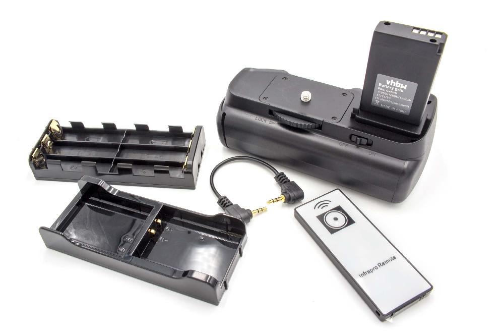Batteriegriff passend für Canon EOS Kiss X80 Kamera - Inkl. Infrarotauslöser 