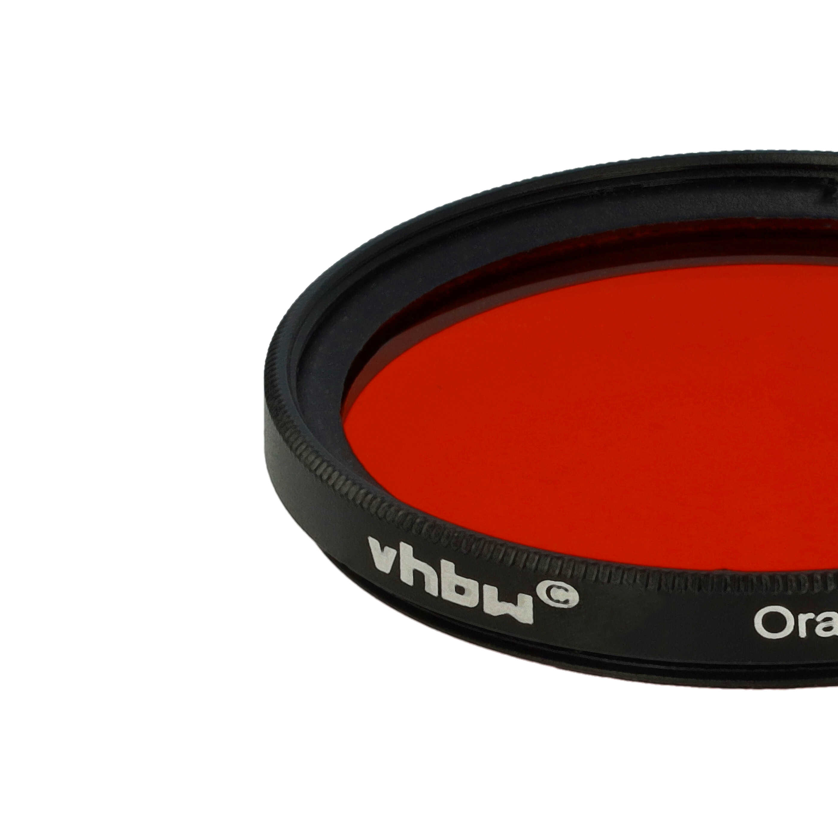 Filtr fotograficzny na obiektywy z gwintem 46 mm - filtr pomarańczowy