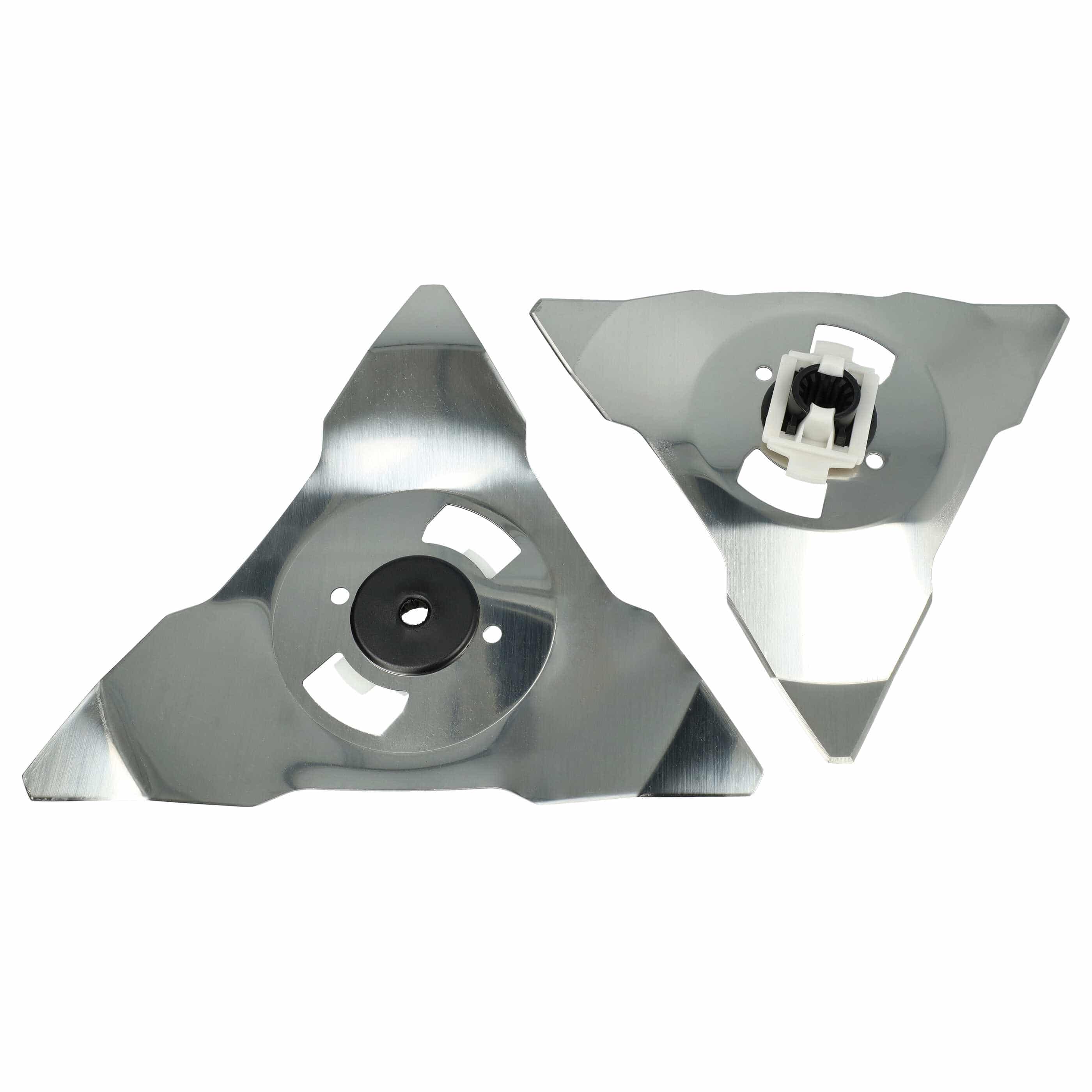 2x Exchange Blade replaces MTD MRK7003A, MRK6101A Cordless Lawnmower etc.stainless steel, Silver