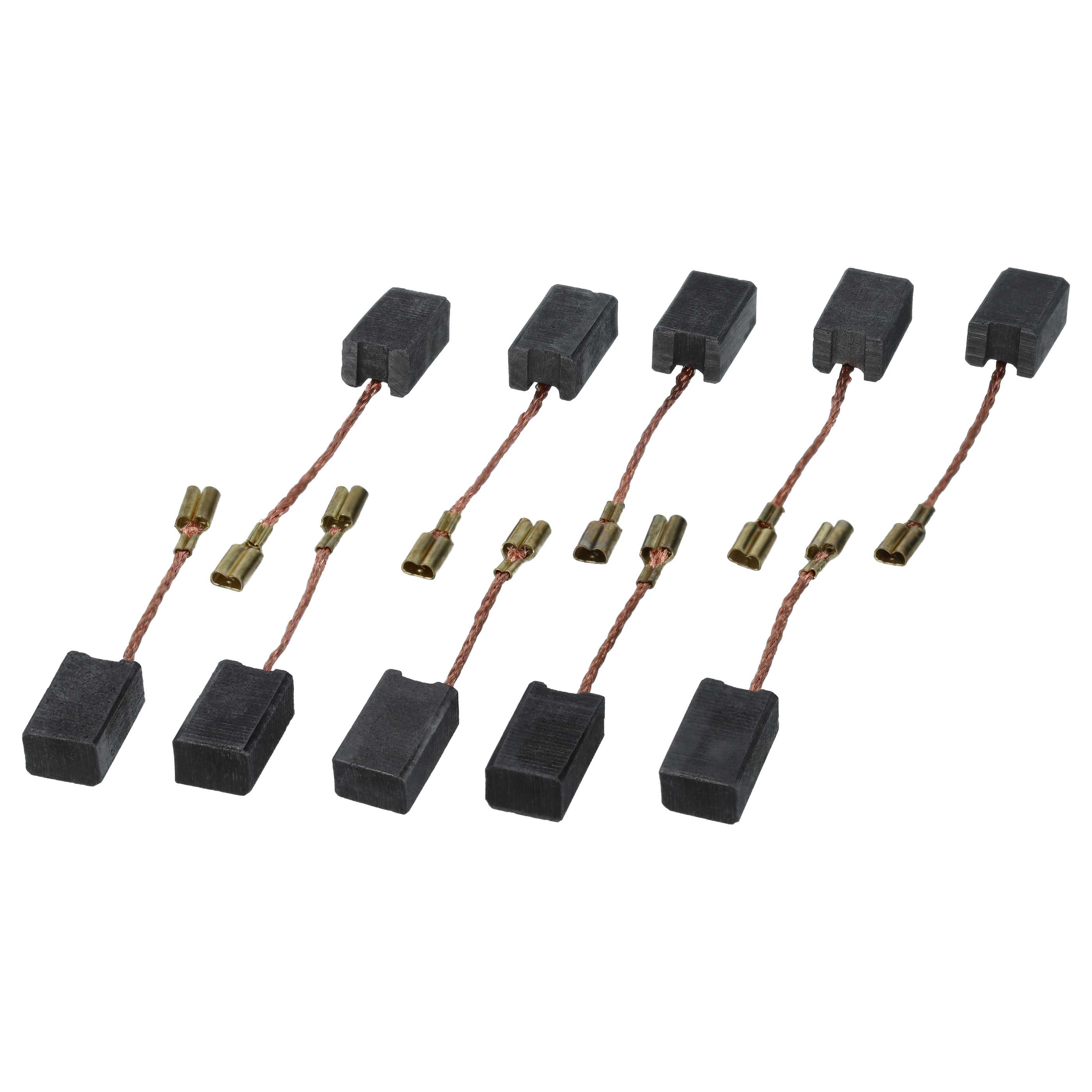 10x Kohlebürste als Ersatz für Rupes 47.105, 47.105/10 für Elektrowerkzeug - 5,9 x 7,95 x 13,3mm