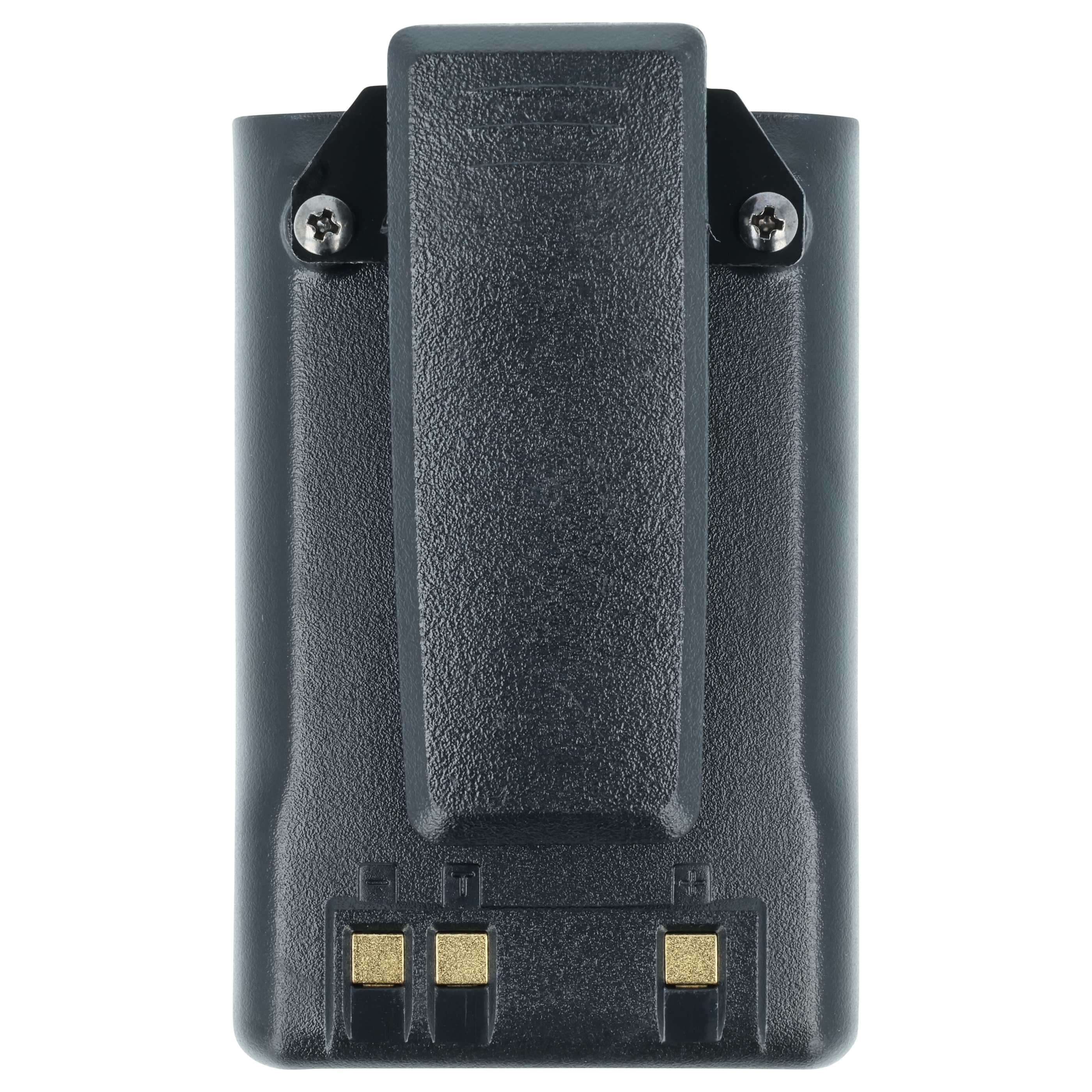Radio 2x Battery replaces Alinco EBP-88, EBP-88H - 2000 mAh 7.4 V Li-Ion + Belt Clip
