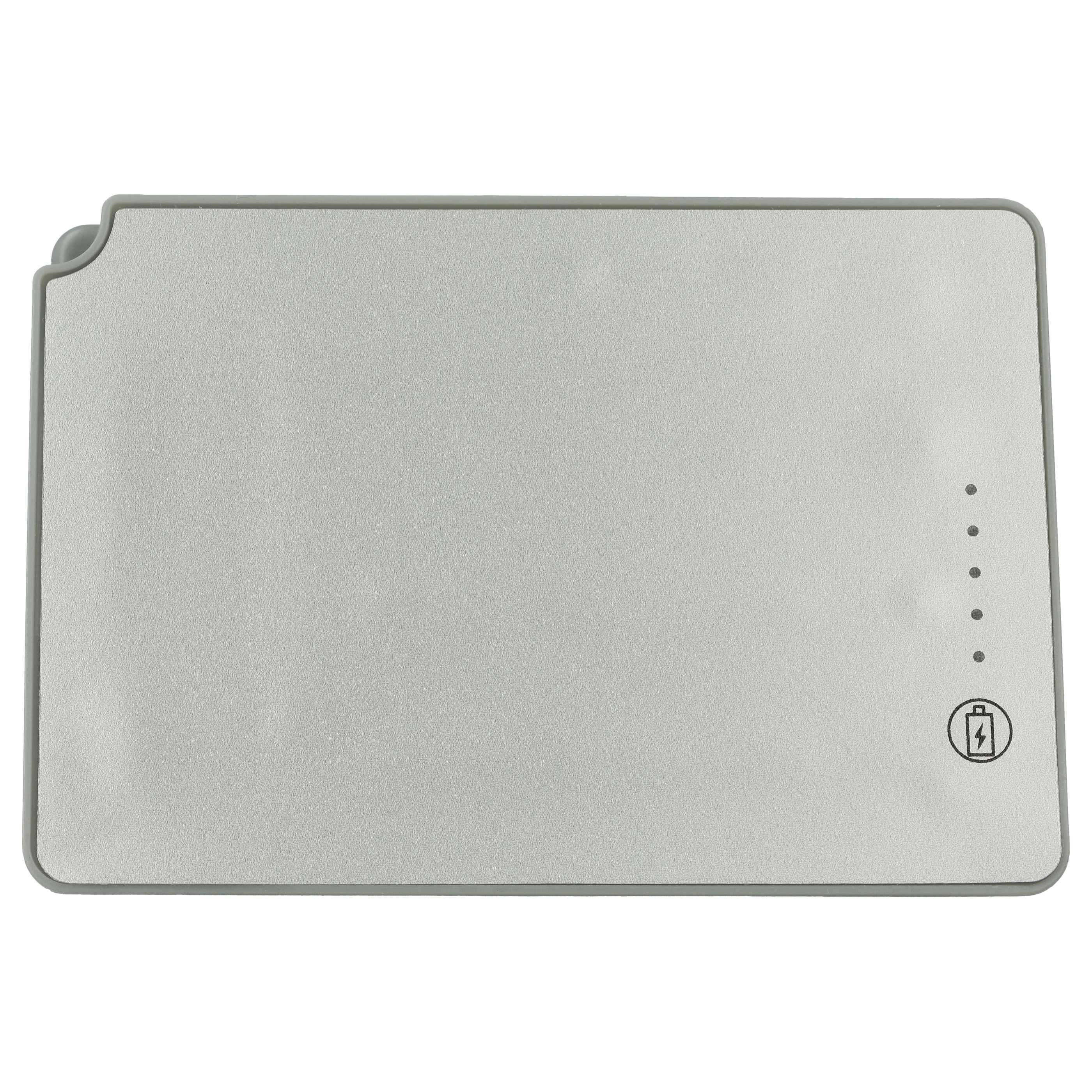 Notebook-Akku als Ersatz für Apple M9325G/A, A1148, A1045, A1078, M9325 - 4400mAh 10,8V Li-Ion, anthrazit-grau