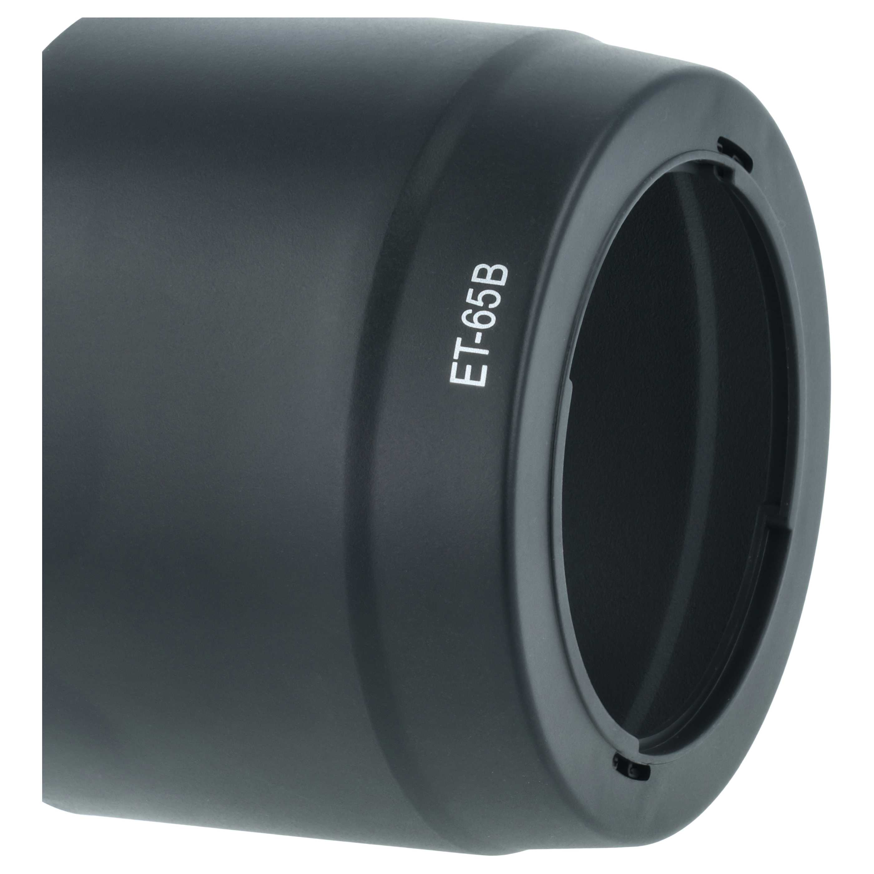 Lens Hood replaces Canon ET-65B for Canon Lens with 58 mm Diameter, plastic, black