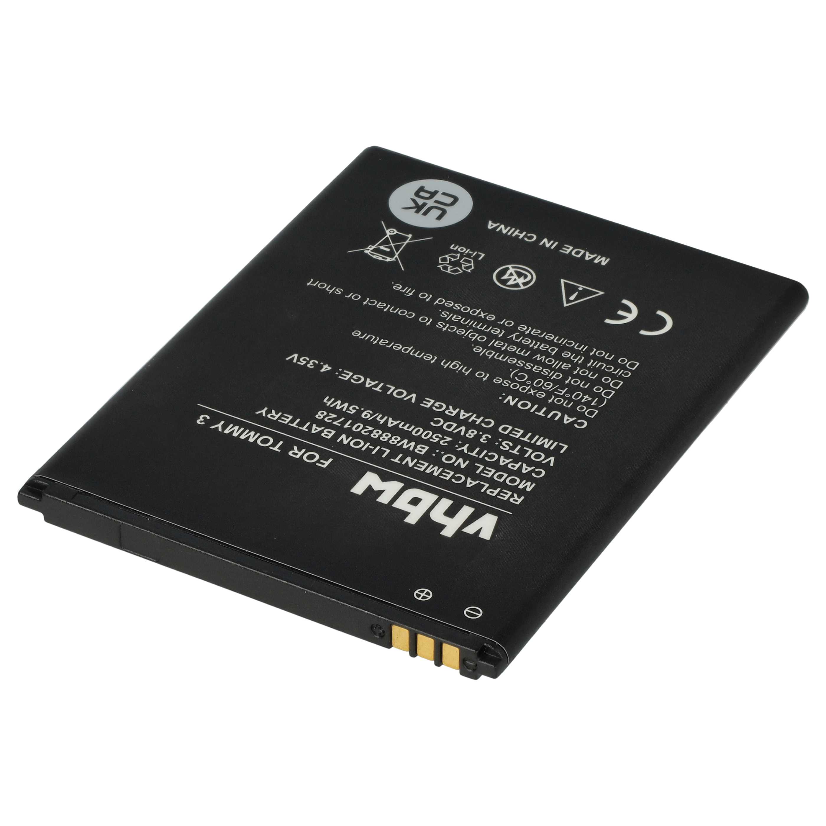 Akumulator do telefonu smartfona zamiennik Wiko 2610 - 2500 mAh 3,8 V Li-Ion