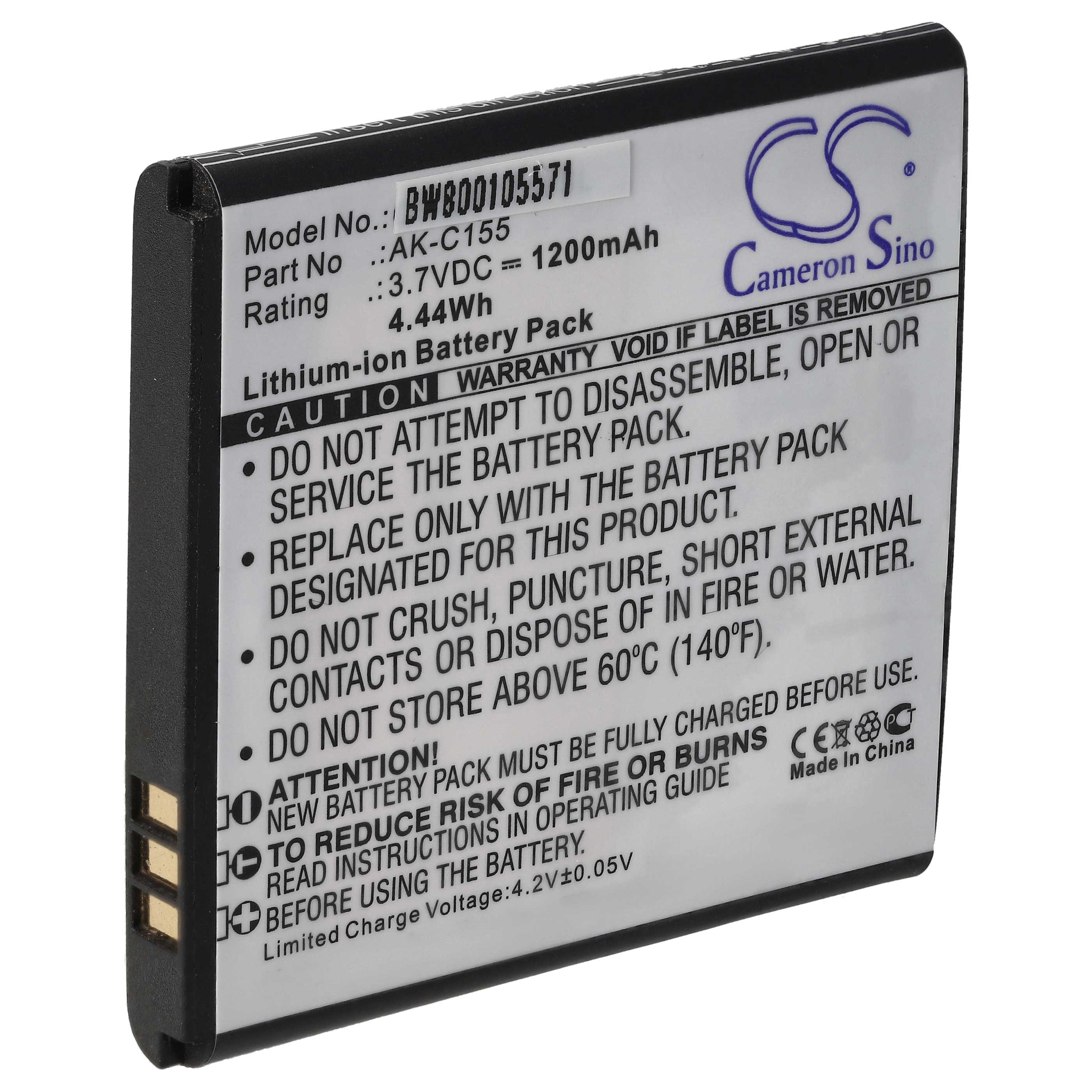 Akumulator do telefonu smartfona zamiennik Emporia AK-C155 - 1200 mAh 3,7 V Li-Ion