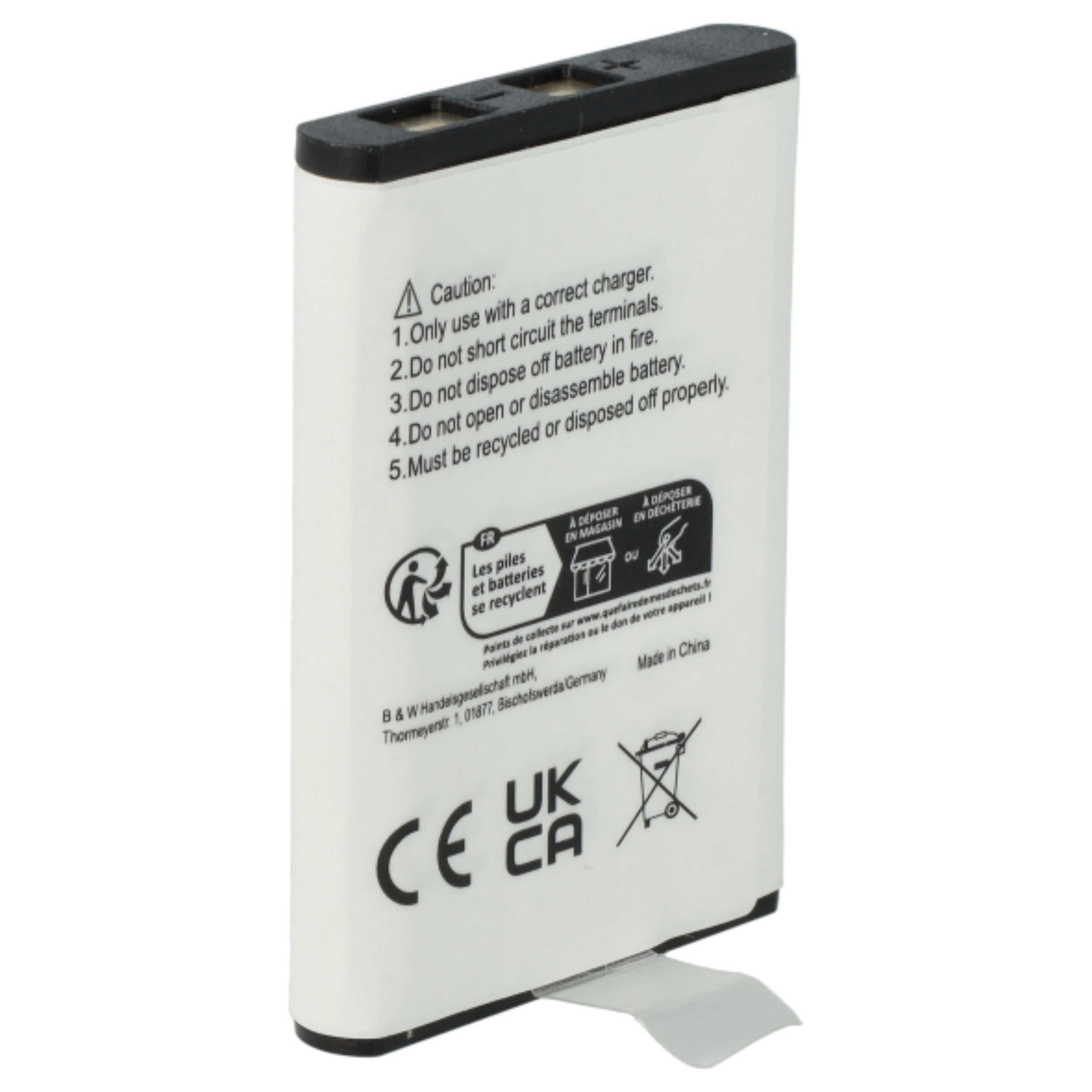 Batteria (2x pezzo) per dispositivo radio sostituisce Baofeng BL-3 Yaesu - 1500mAh 3,7V Li-Ion