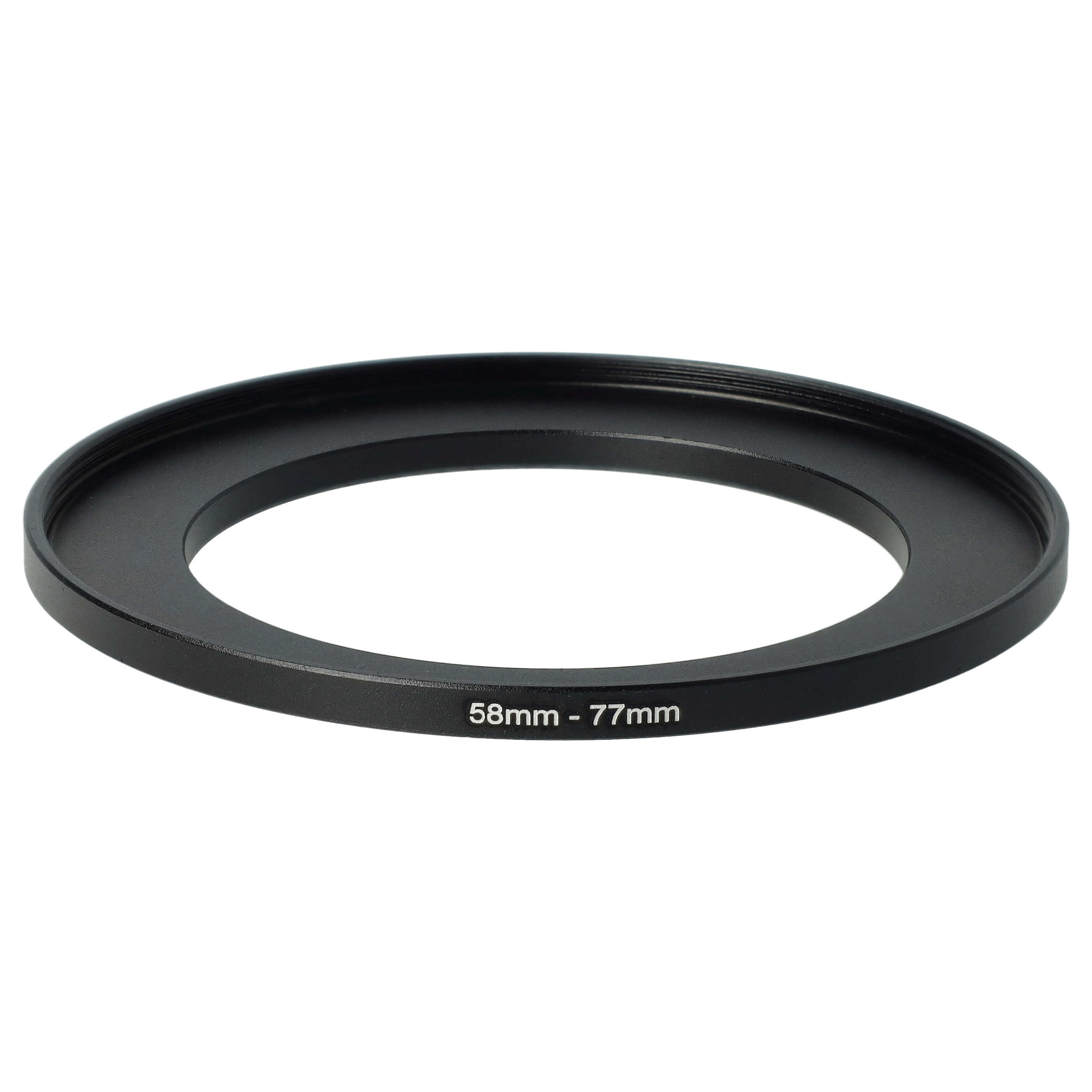 Step-Up-Ring Adapter 58 mm auf 77 mm passend für diverse Kamera-Objektive - Filteradapter