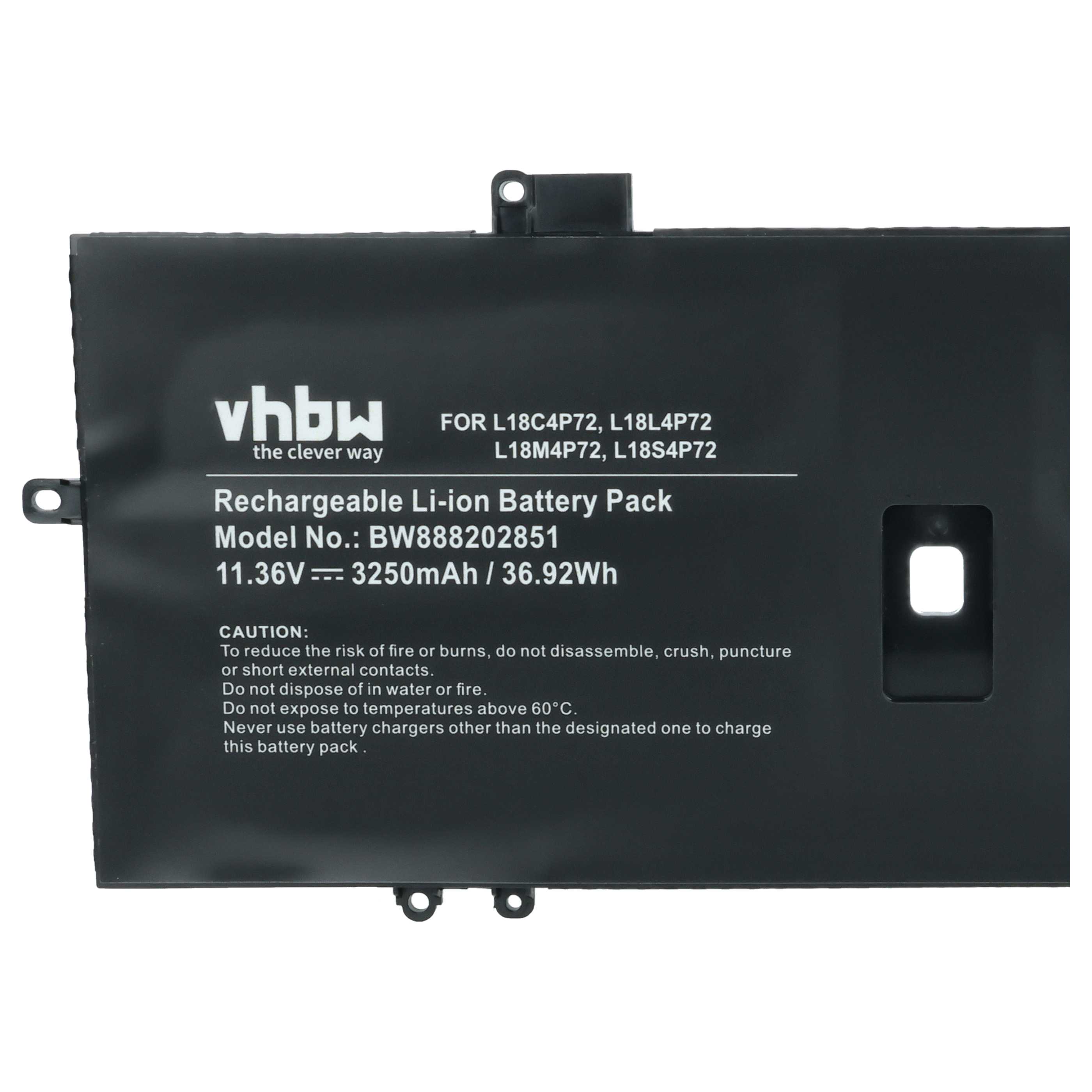 Akumulator do laptopa zamiennik Lenovo 02DL005, L18C4P72, L18L4P72, 5B10W13931 - 3250 mAh 11,36 V LiPo