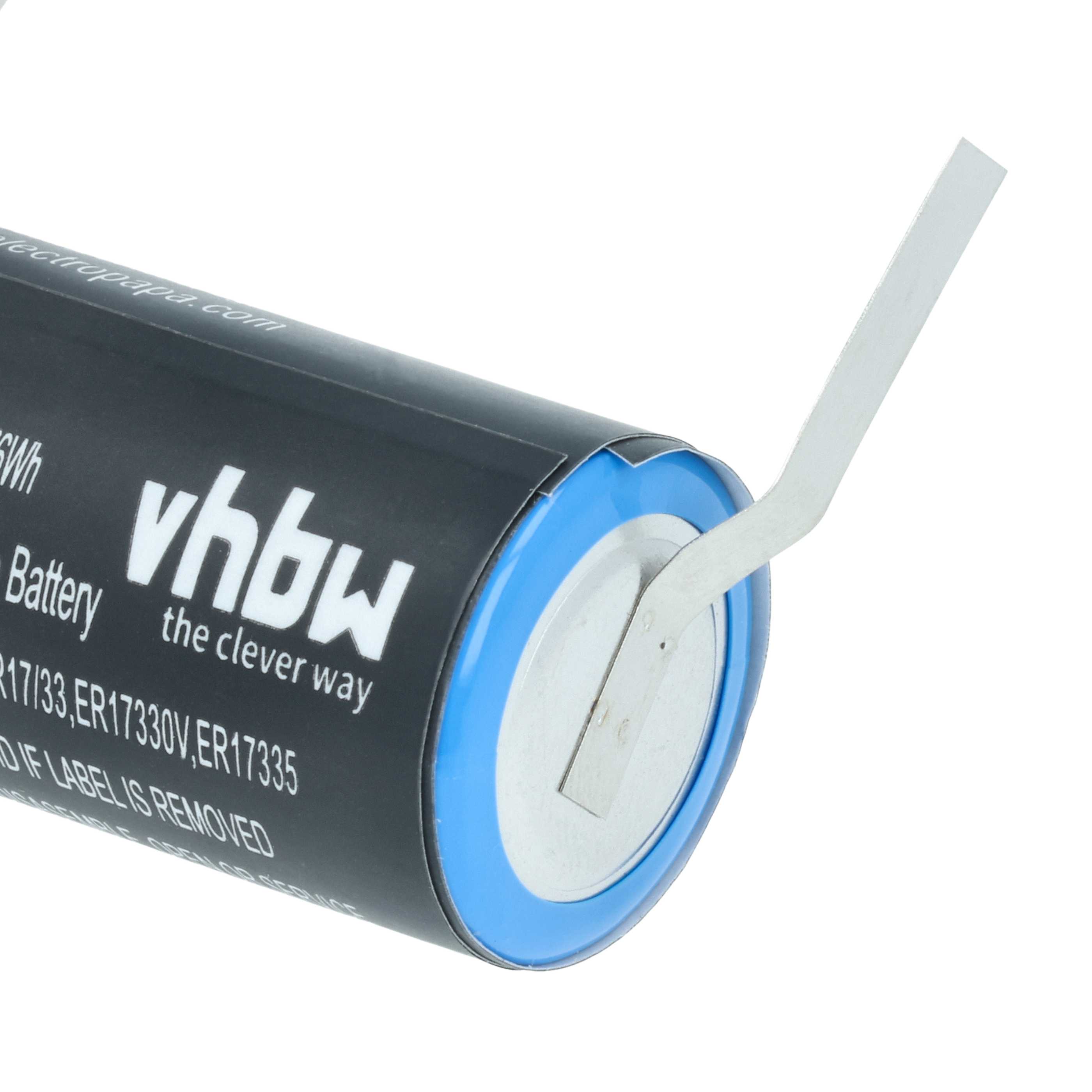 5x Battery replaces Maxell ER17/33 - 1600 mAh 3.6 V Li-MnO2