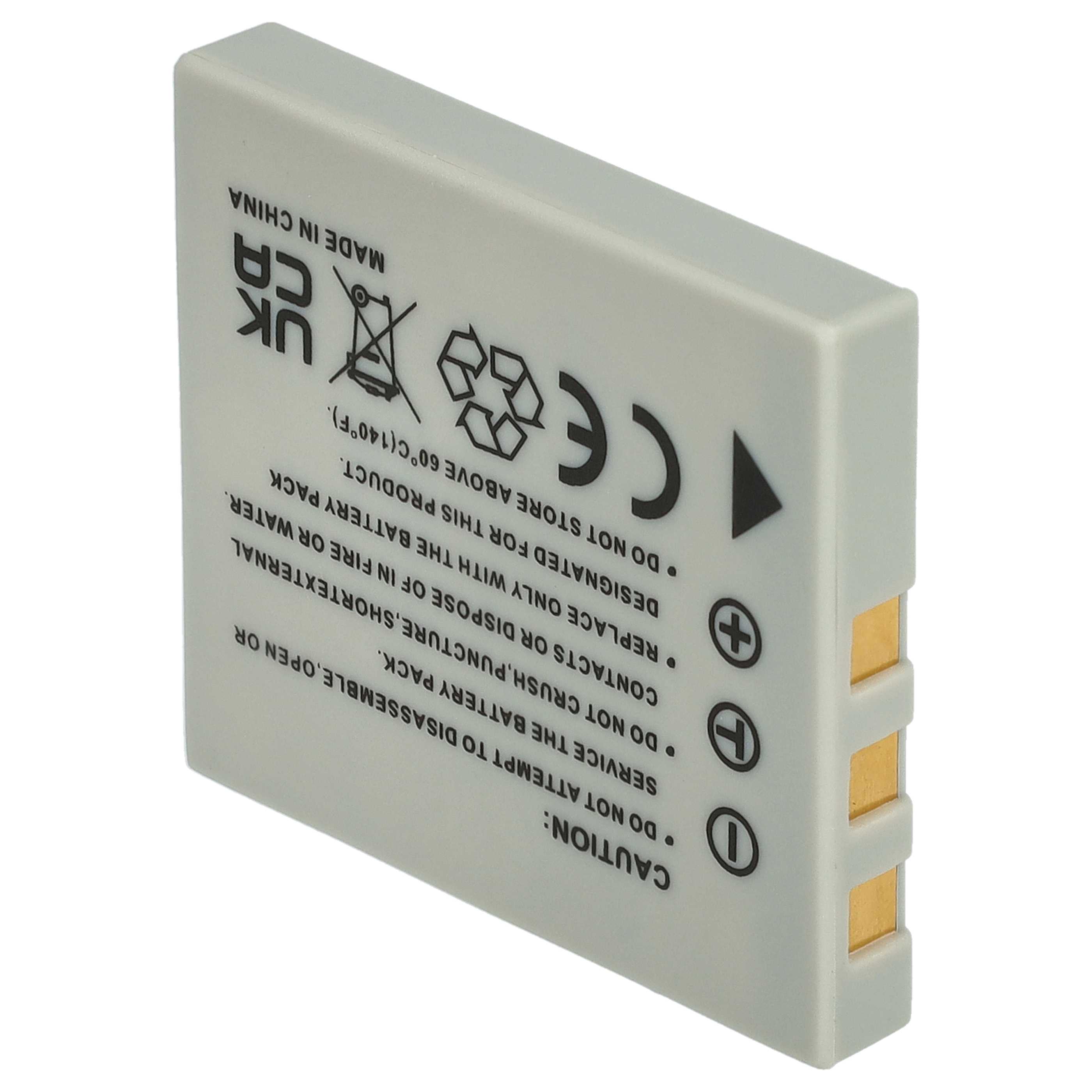 3x Battery replaces Creative CAS101 - 500mAh, 3.6V, Li-Ion